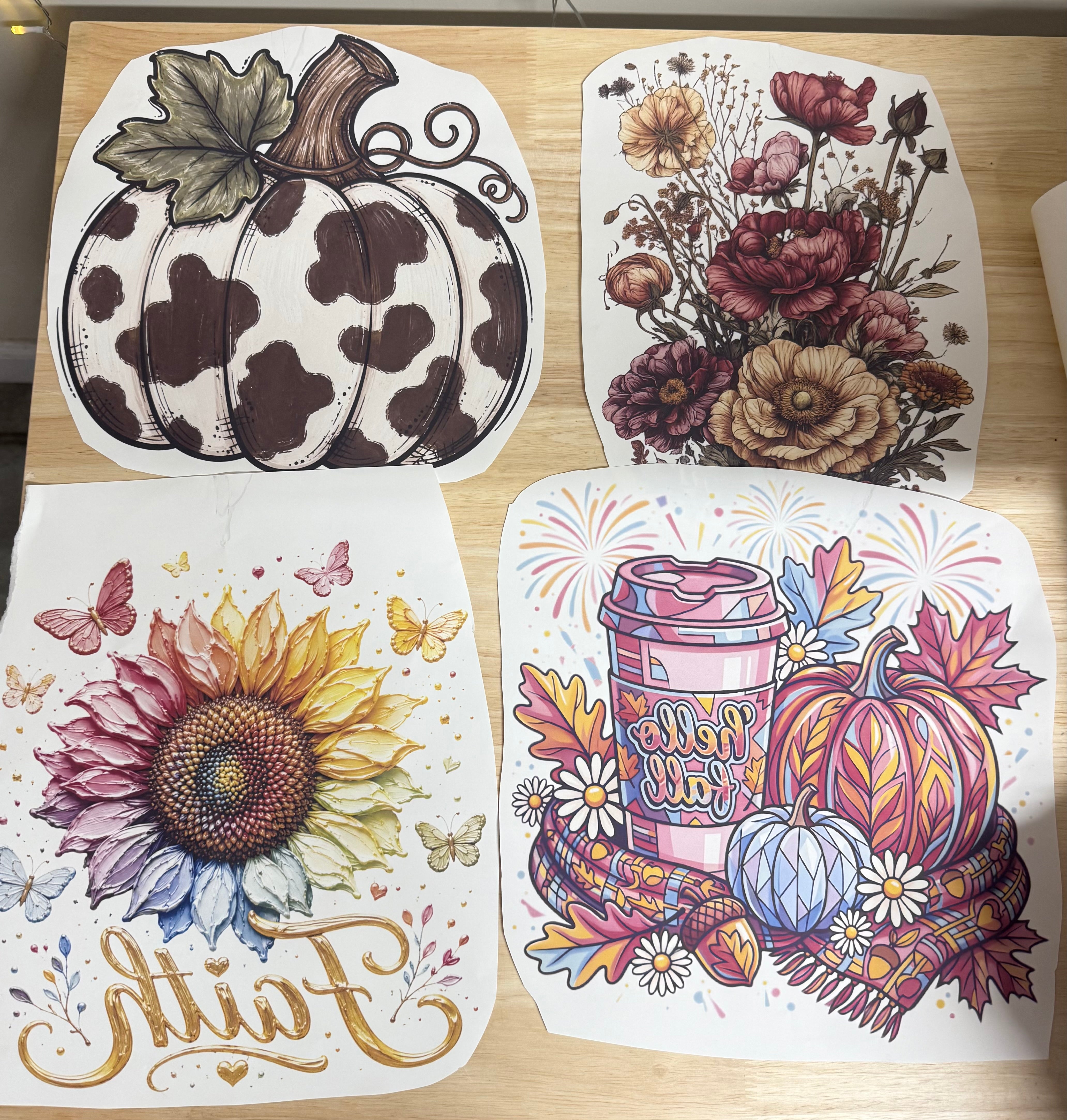 Sublimation Designs (Vintage Style prints)