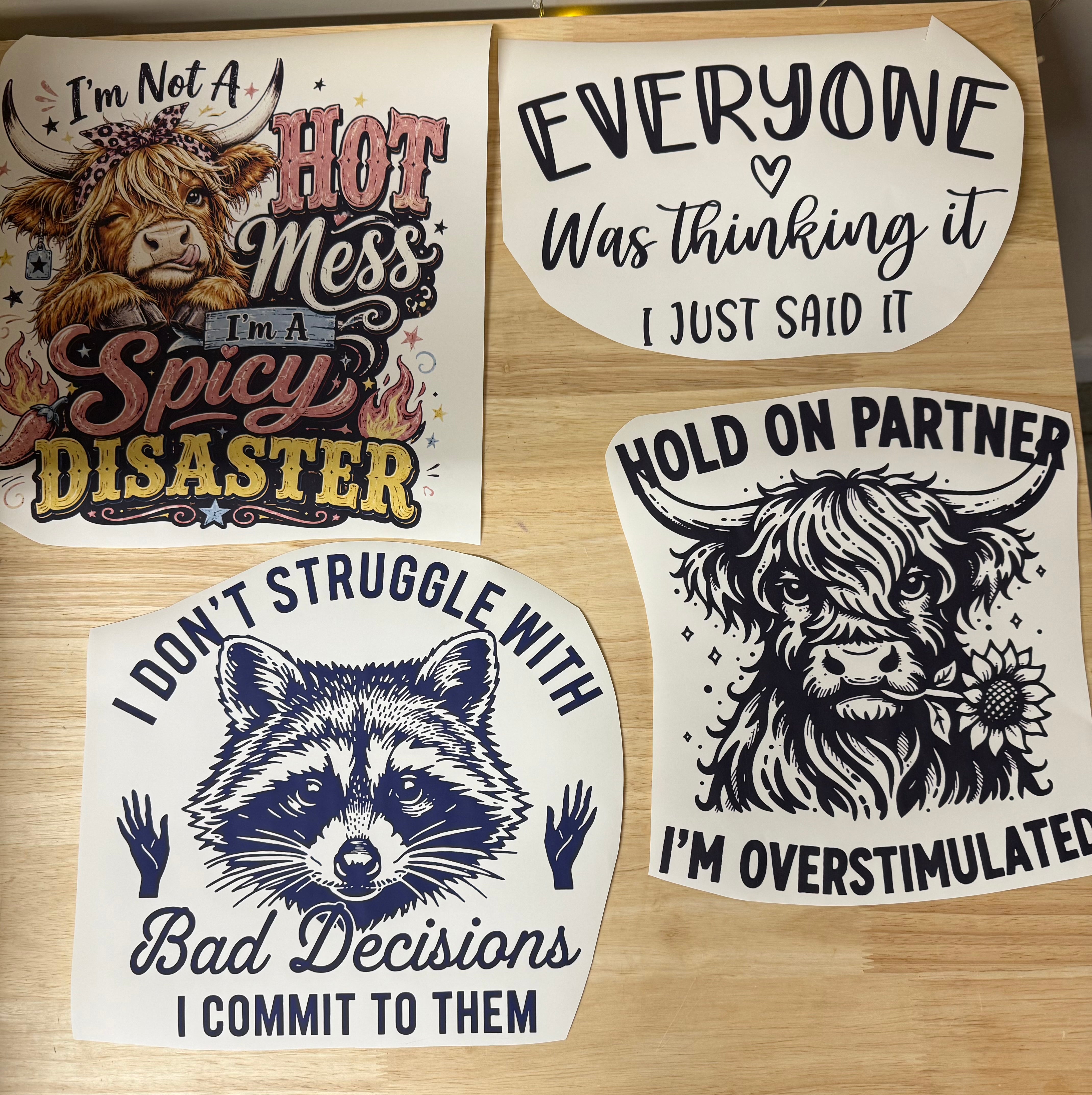 Sublimation Designs (Vintage Style prints)