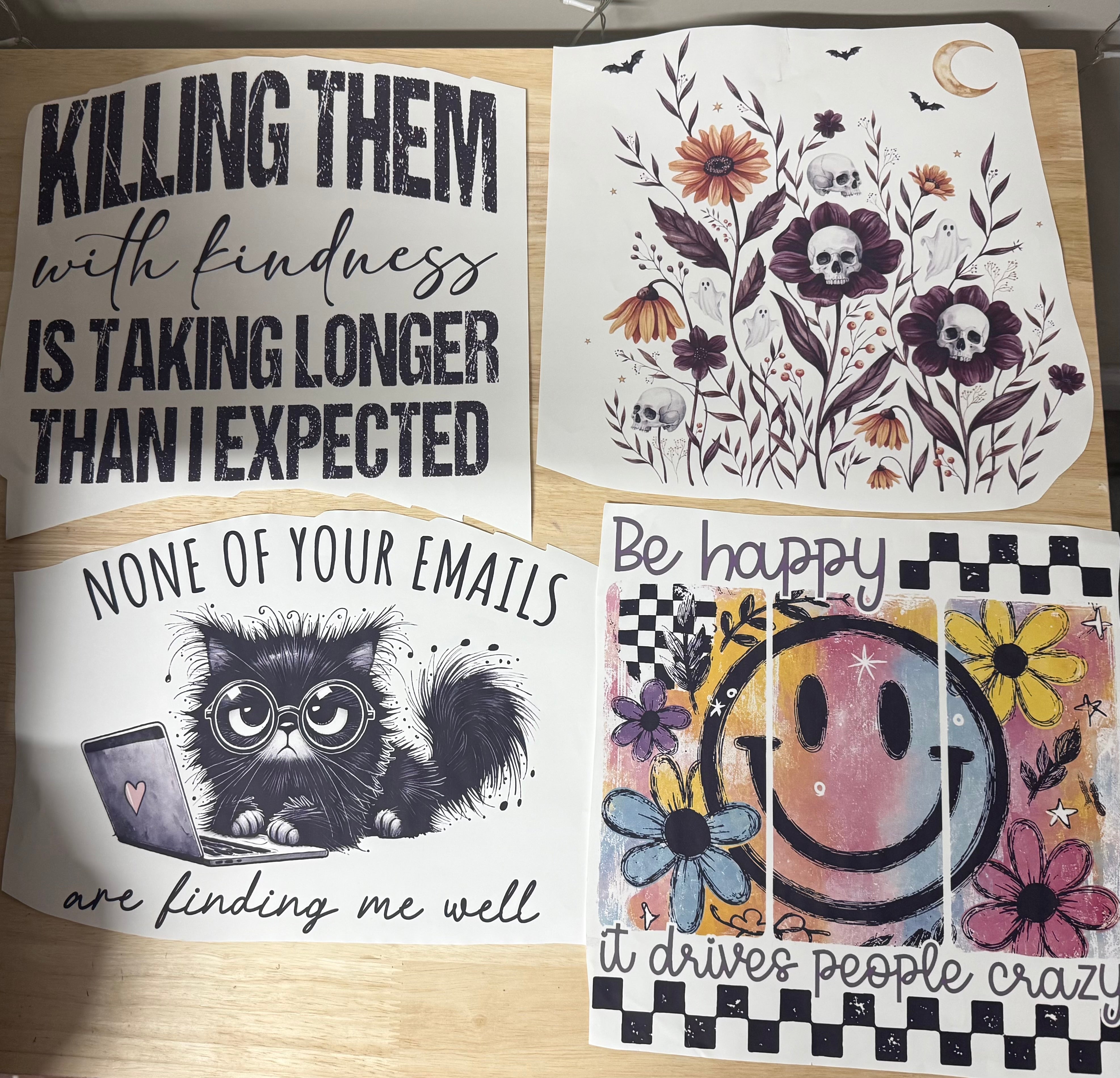 Sublimation Designs (Vintage Style prints)