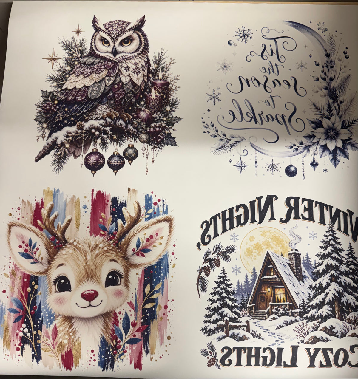 Sublimation Designs (Vintage Style prints)