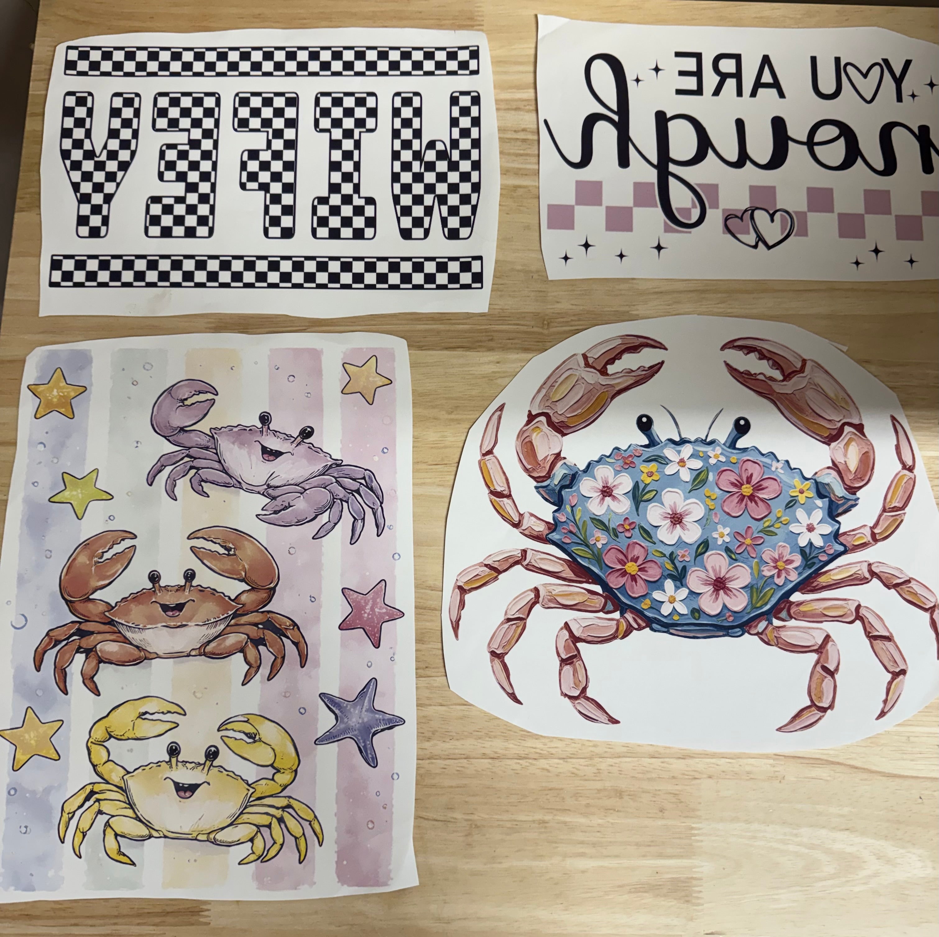 Sublimation Designs (Vintage Style prints)