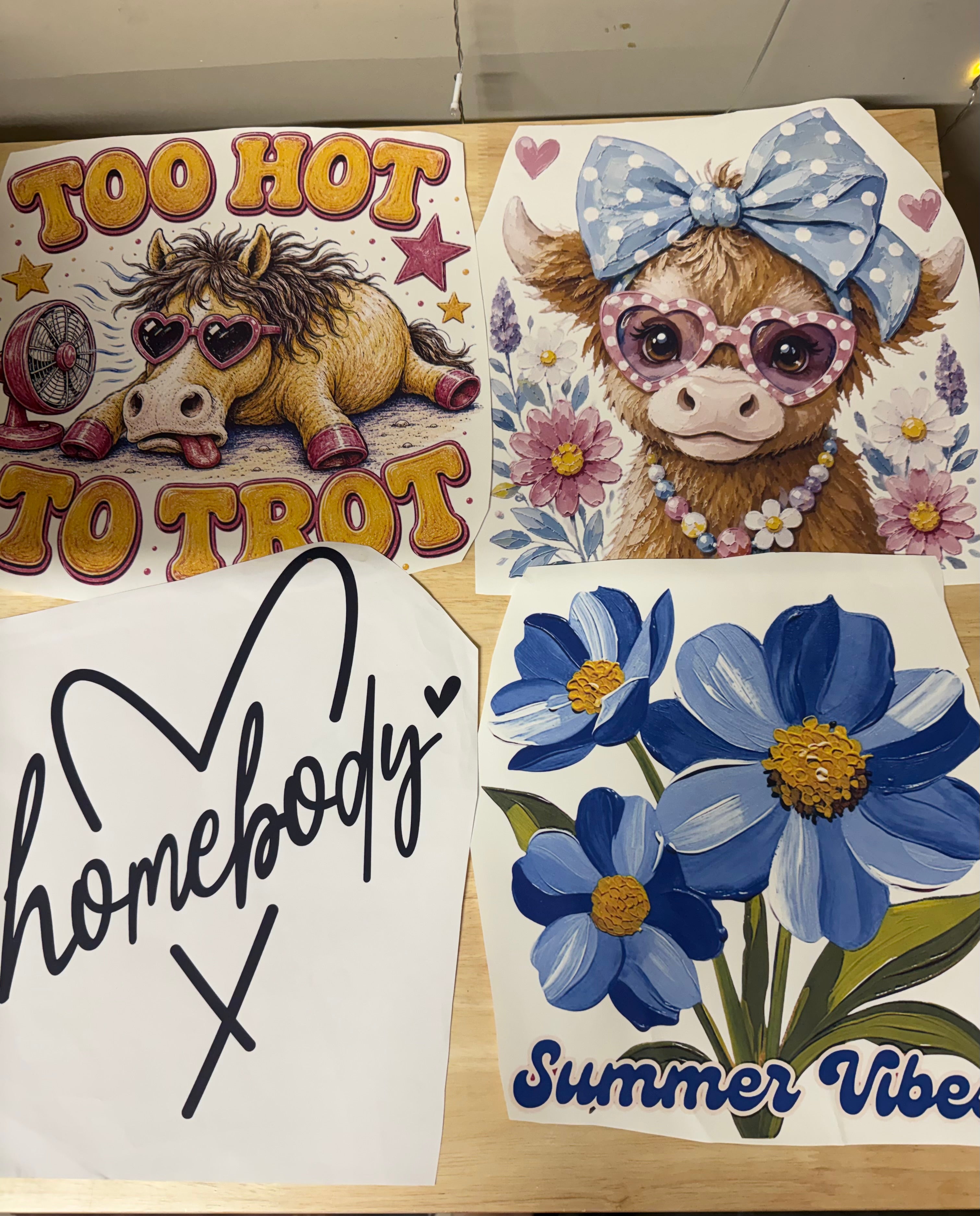 Sublimation Designs (Vintage Style prints)