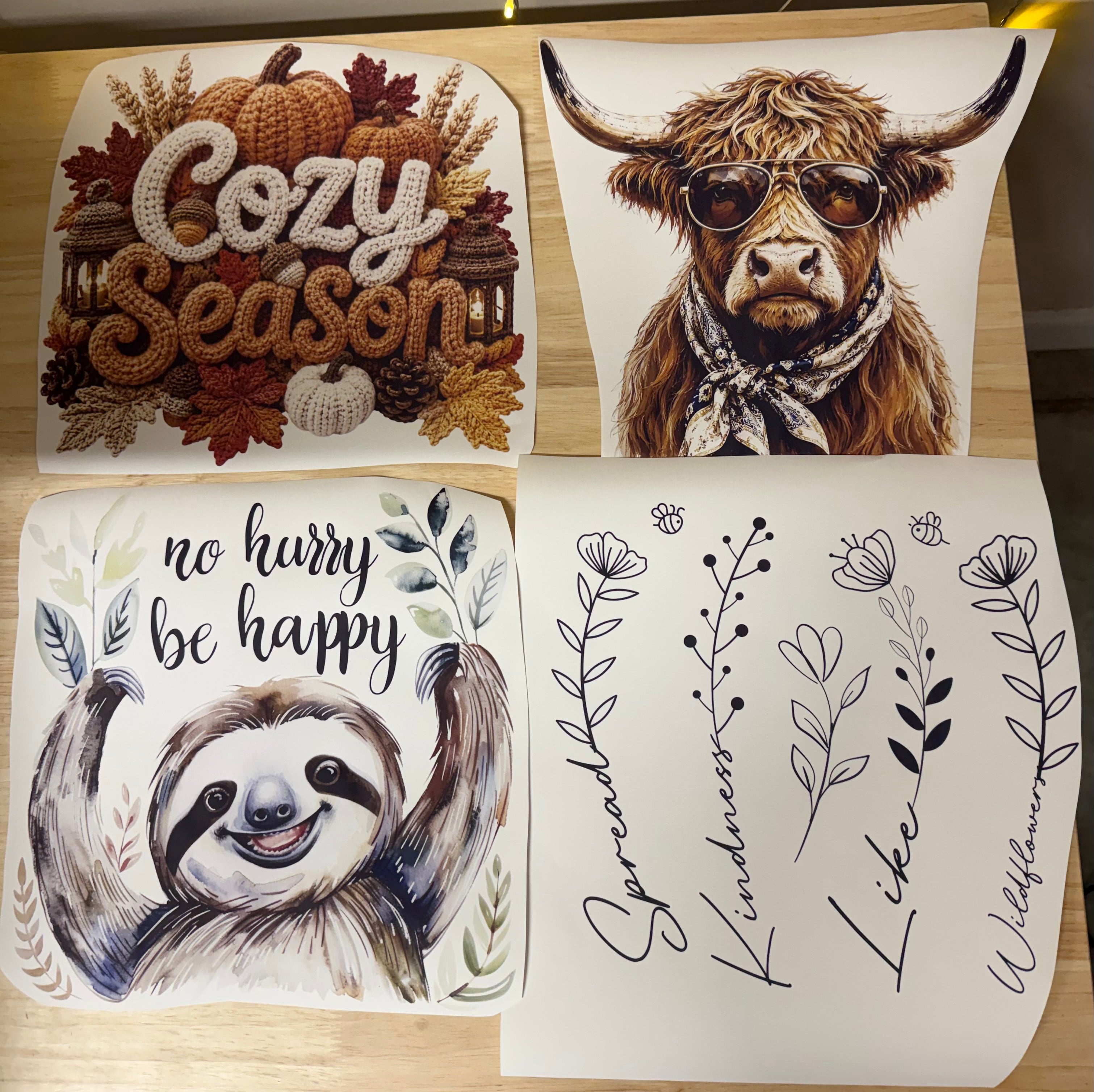Sublimation Designs (Vintage Style prints)