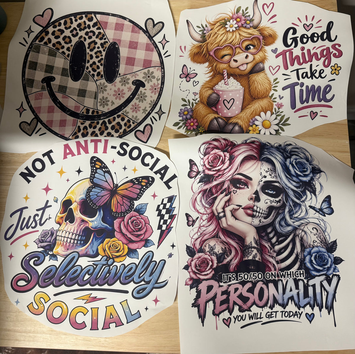 Sublimation Designs (Vintage Style prints)