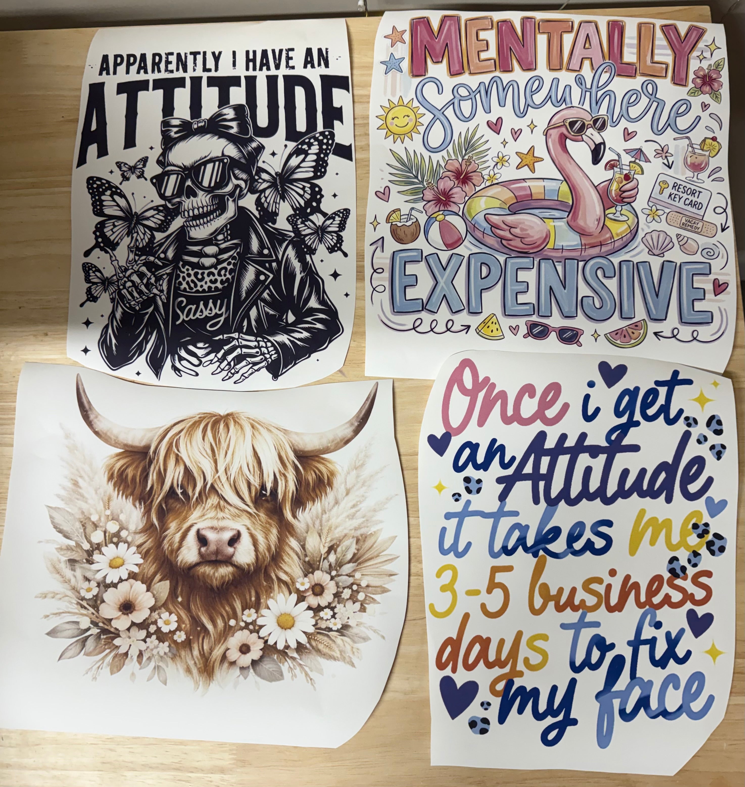 Sublimation Designs (Vintage Style prints)