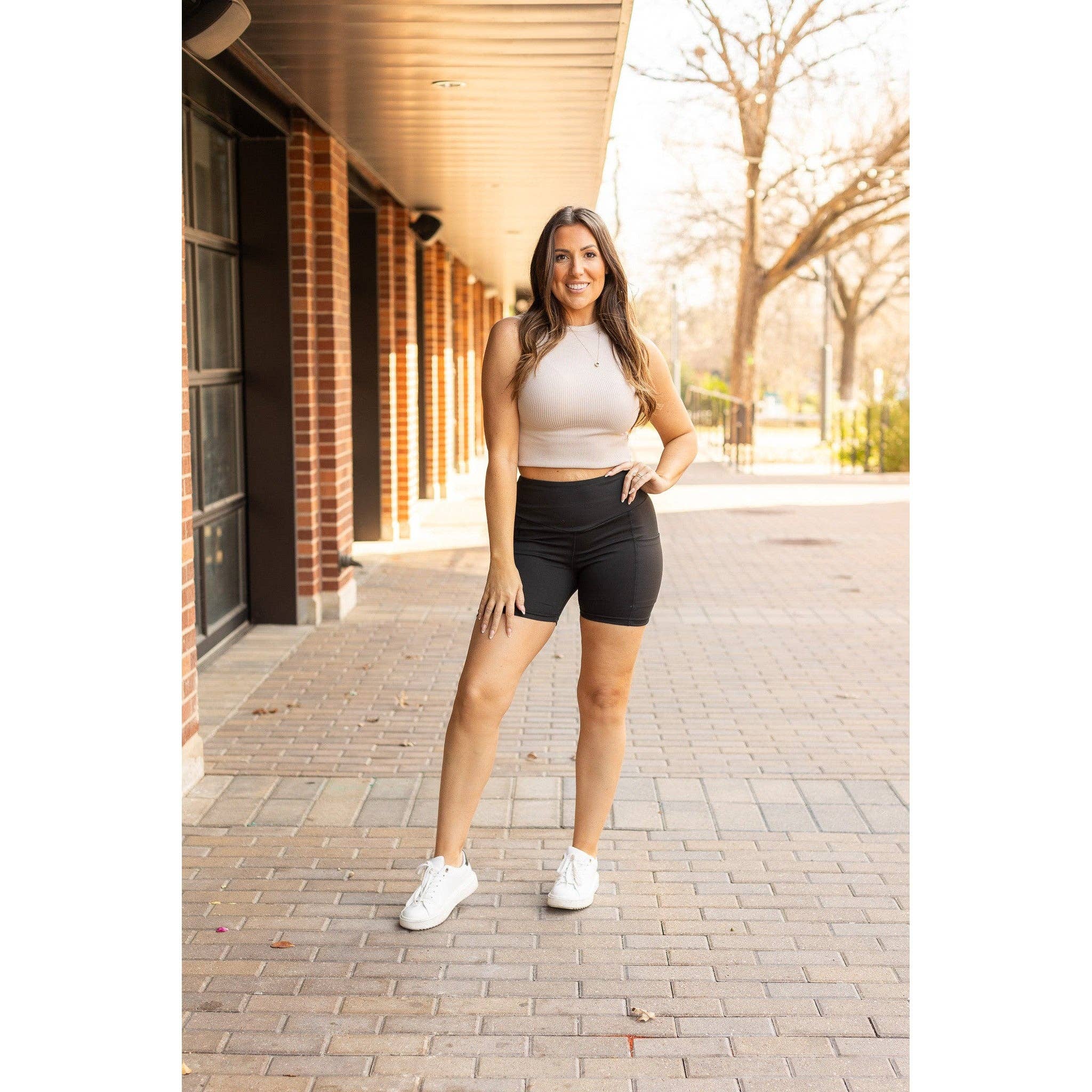 The Callie - Tummy Control Biker 5" - Round 2 - Luxe Legging