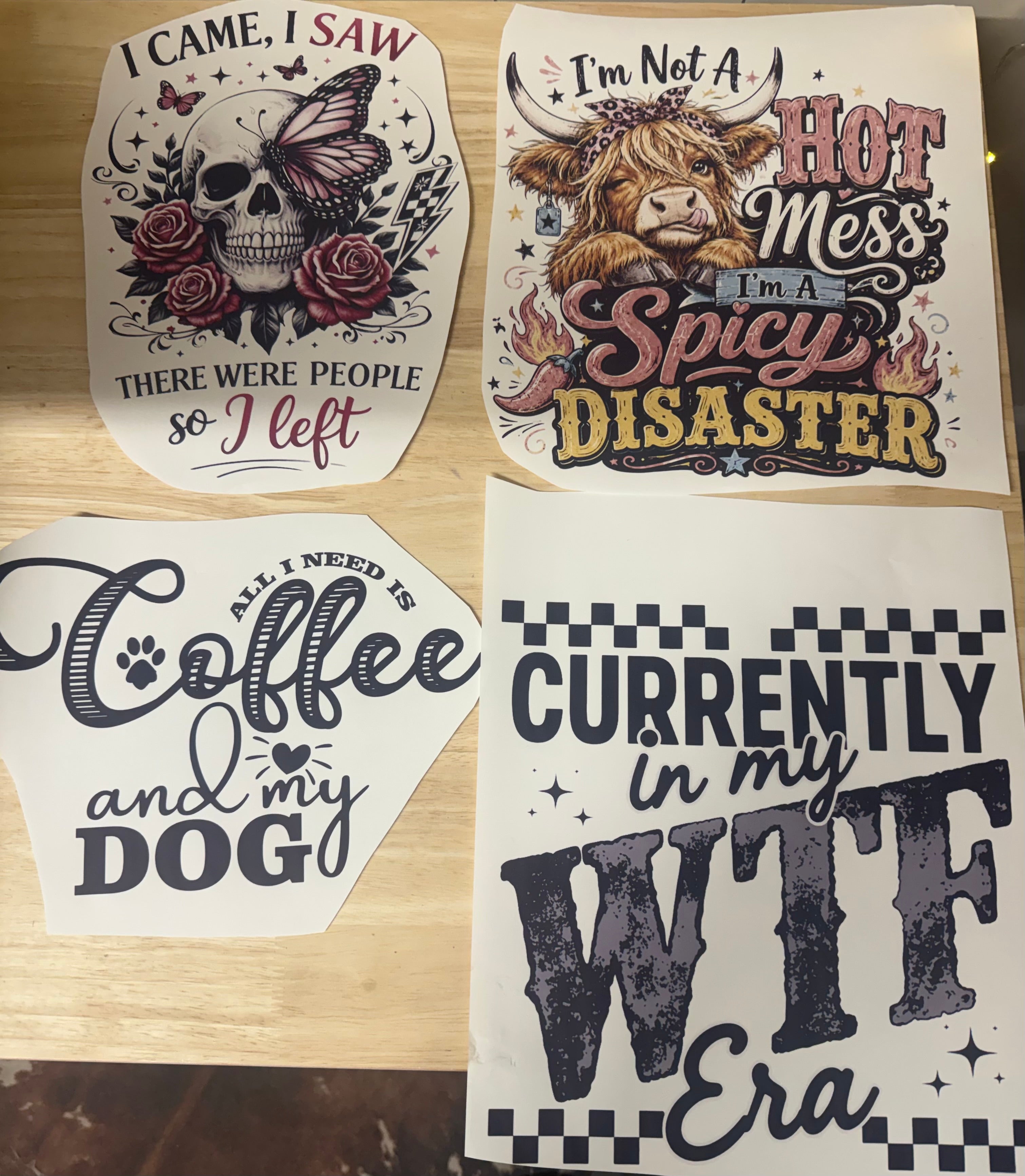 Sublimation Designs (Vintage Style prints)