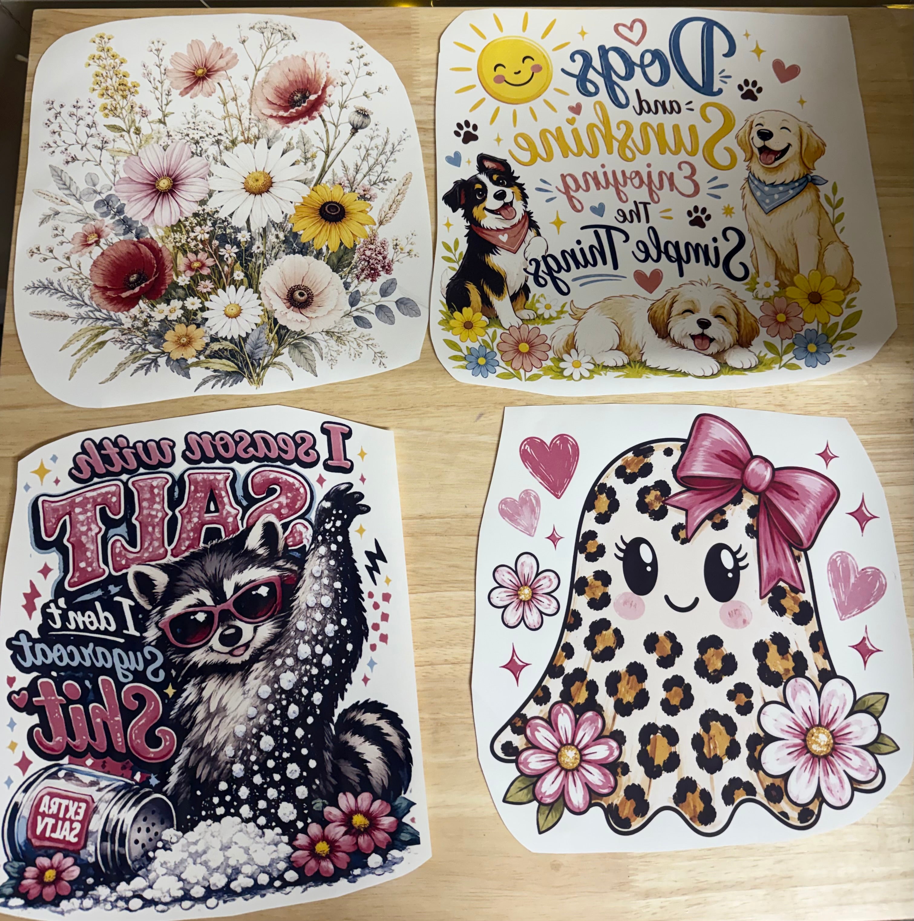 Sublimation Designs (Vintage Style prints)