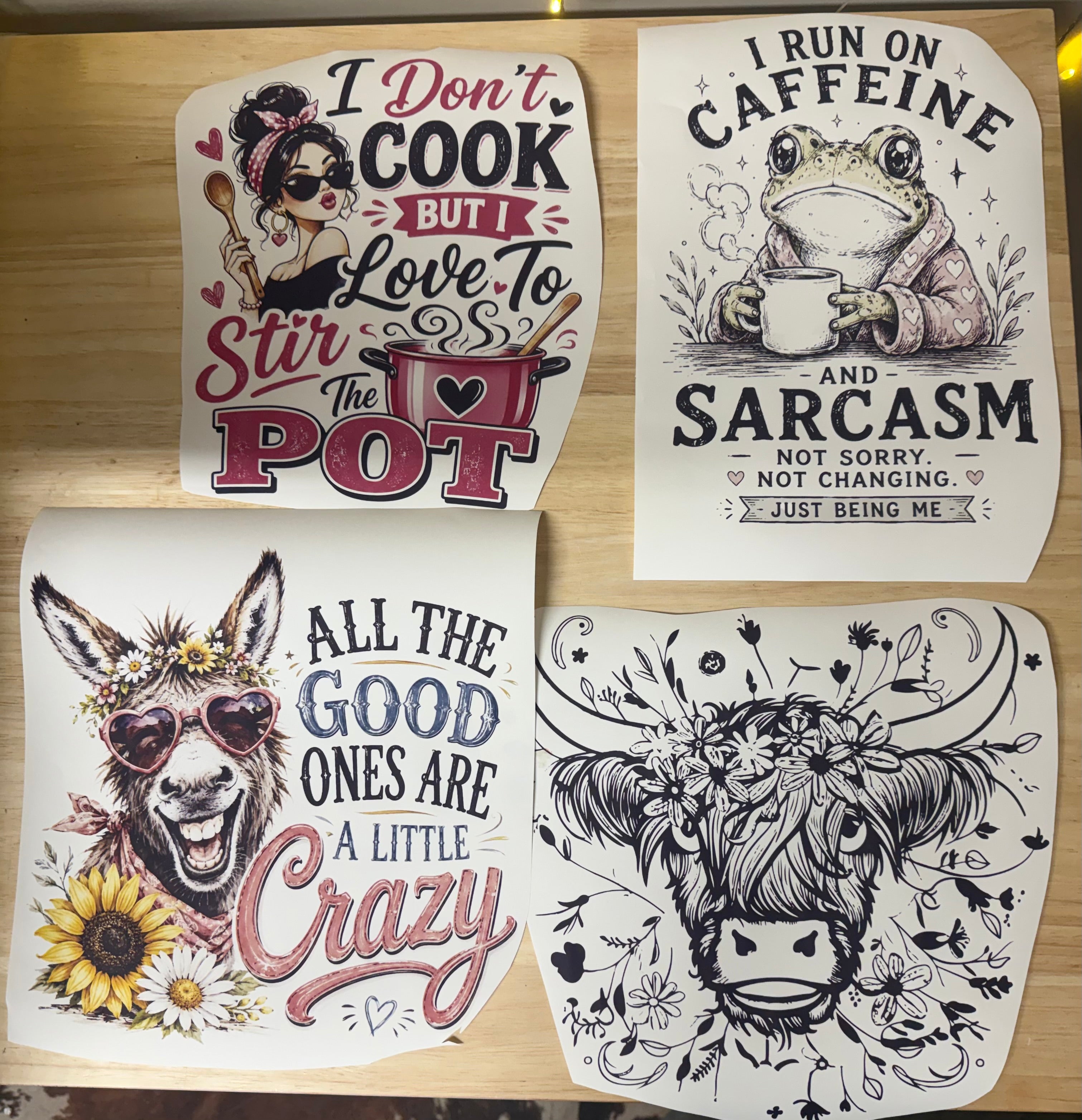 Sublimation Designs (Vintage Style prints)