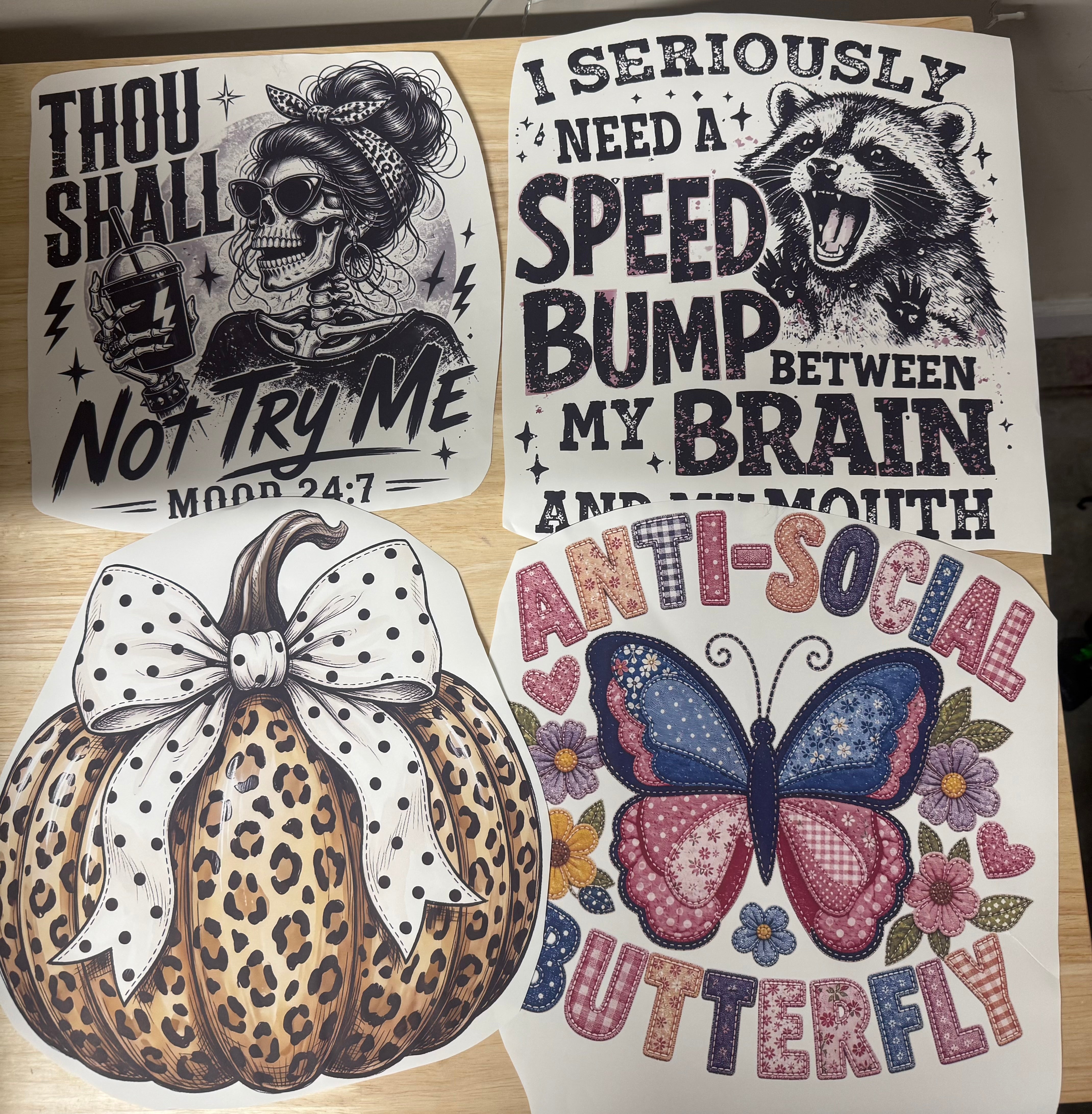 Sublimation Designs (Vintage Style prints)
