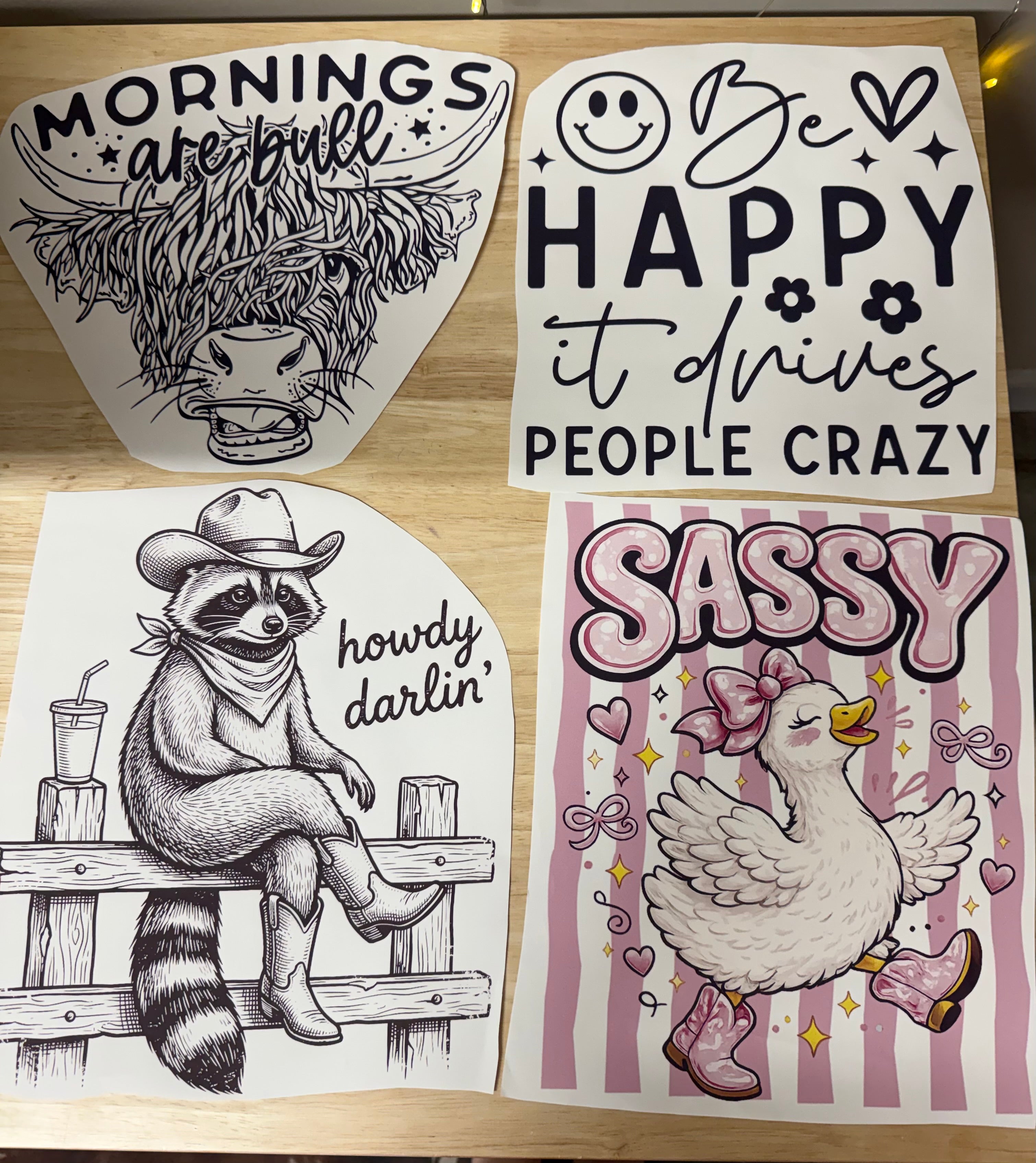 Sublimation Designs (Vintage Style prints)