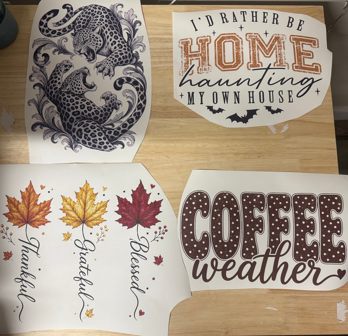 Sublimation Designs (Vintage Style prints)