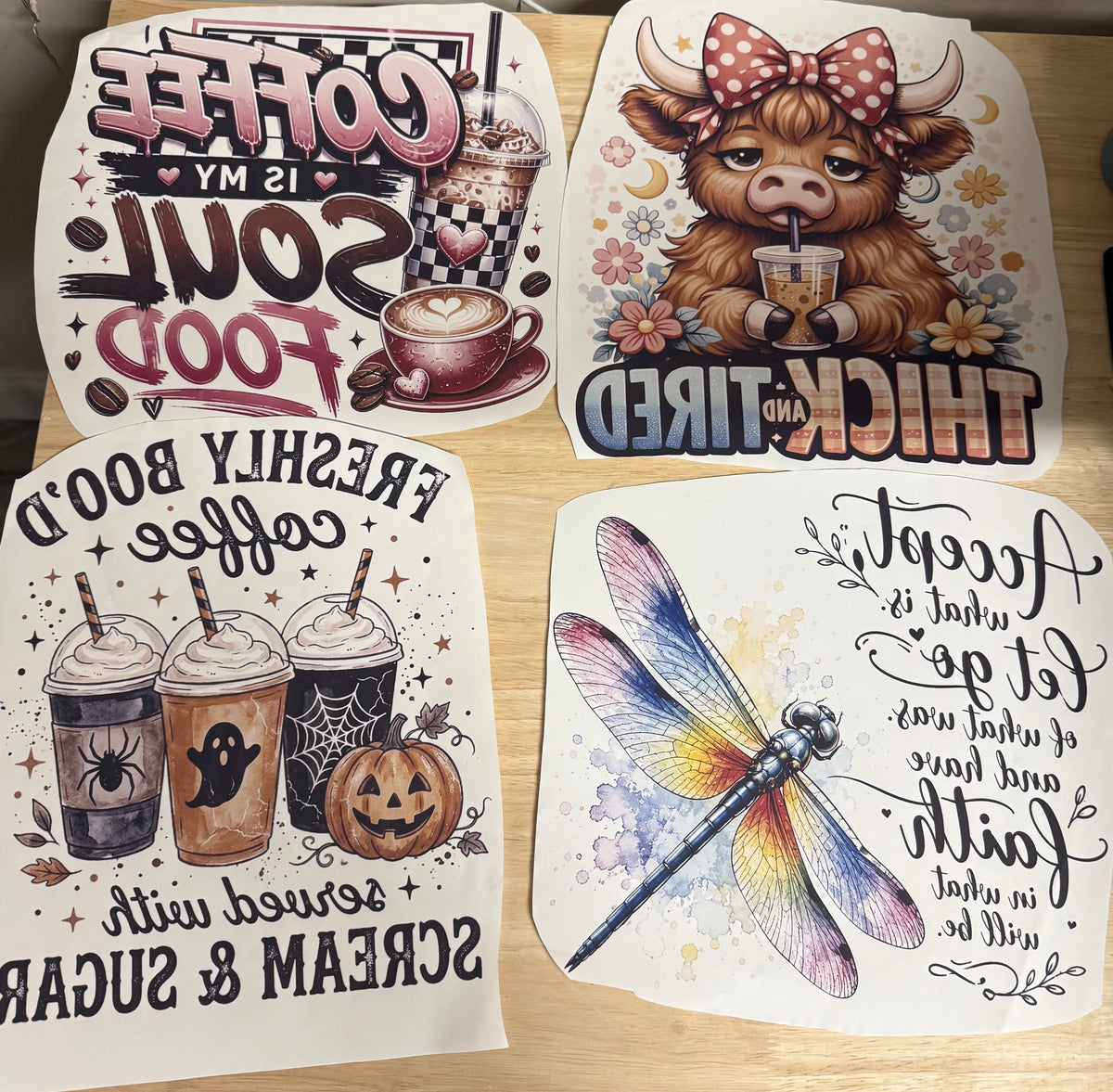 Sublimation Designs (Vintage Style prints)