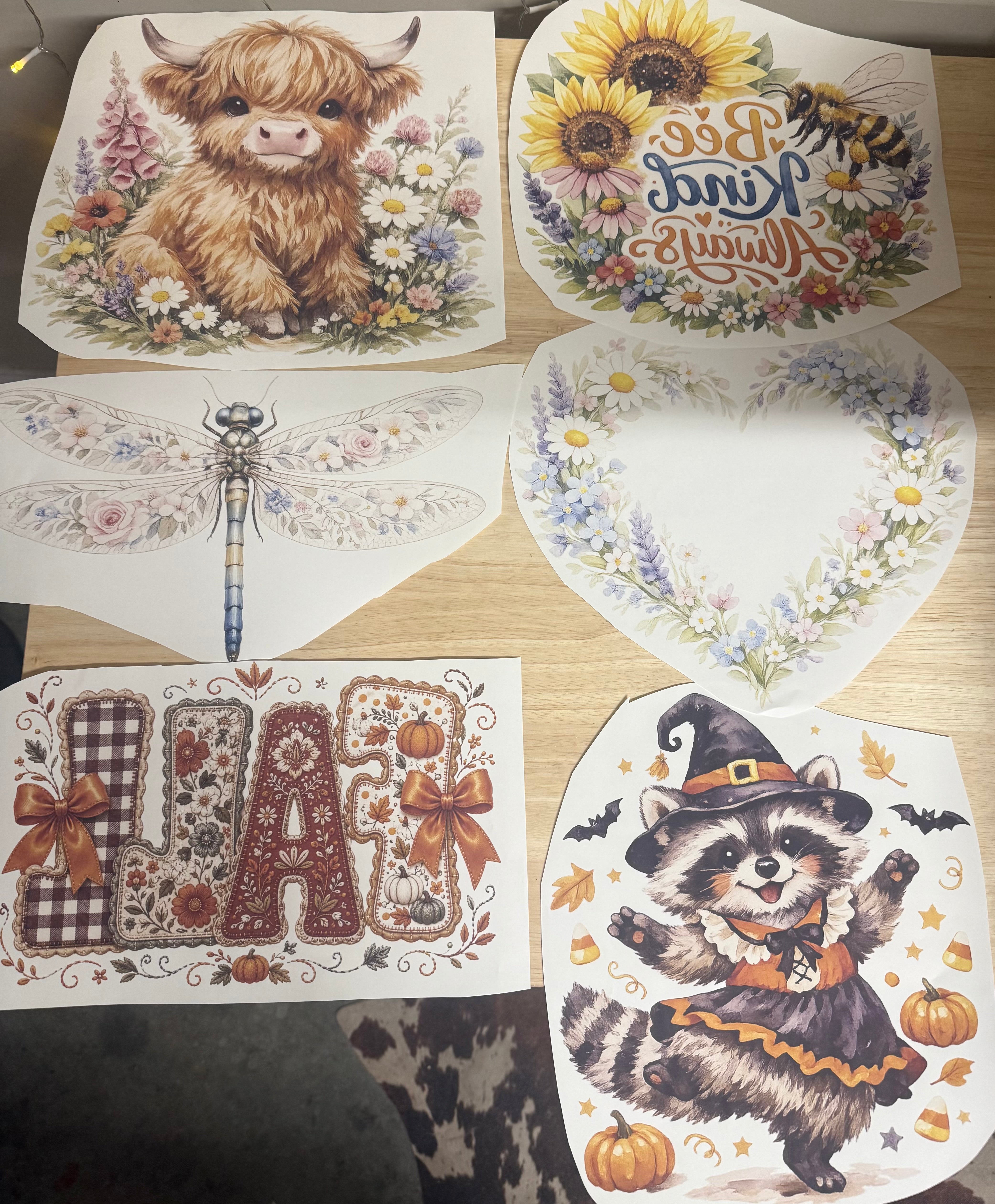 Sublimation Designs (Vintage Style prints)