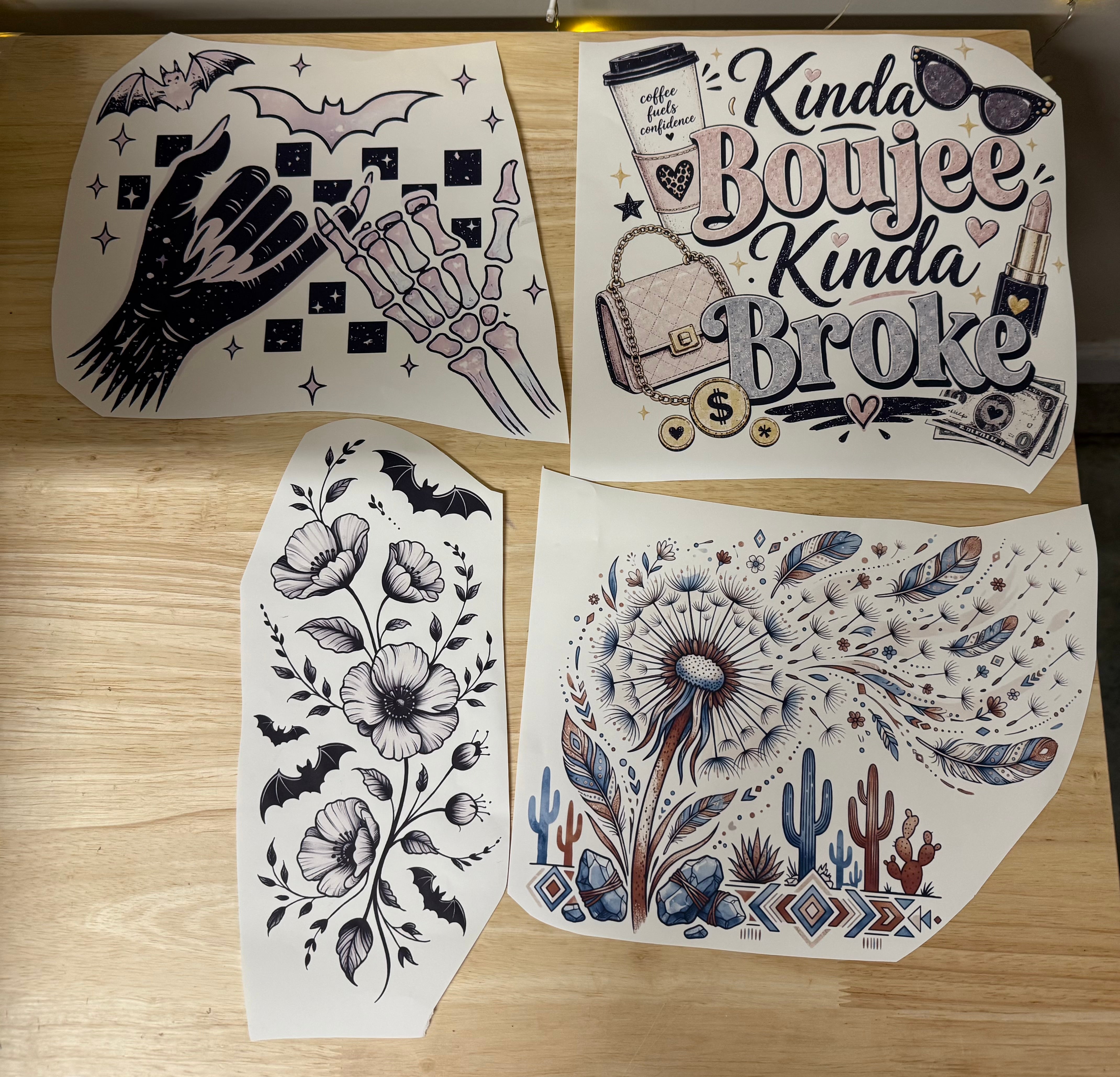 Sublimation Designs (Vintage Style prints)