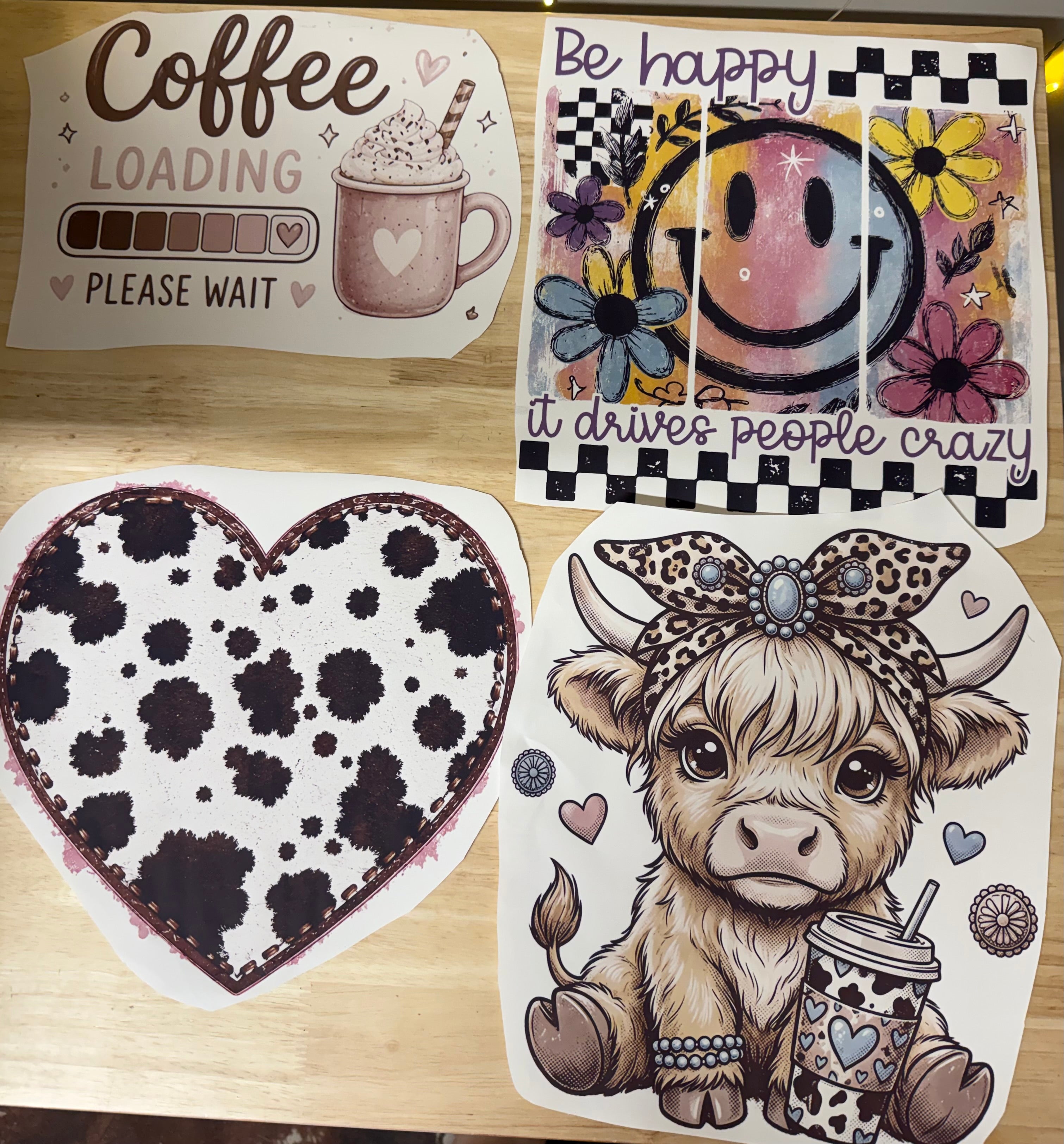 Sublimation Designs (Vintage Style prints)