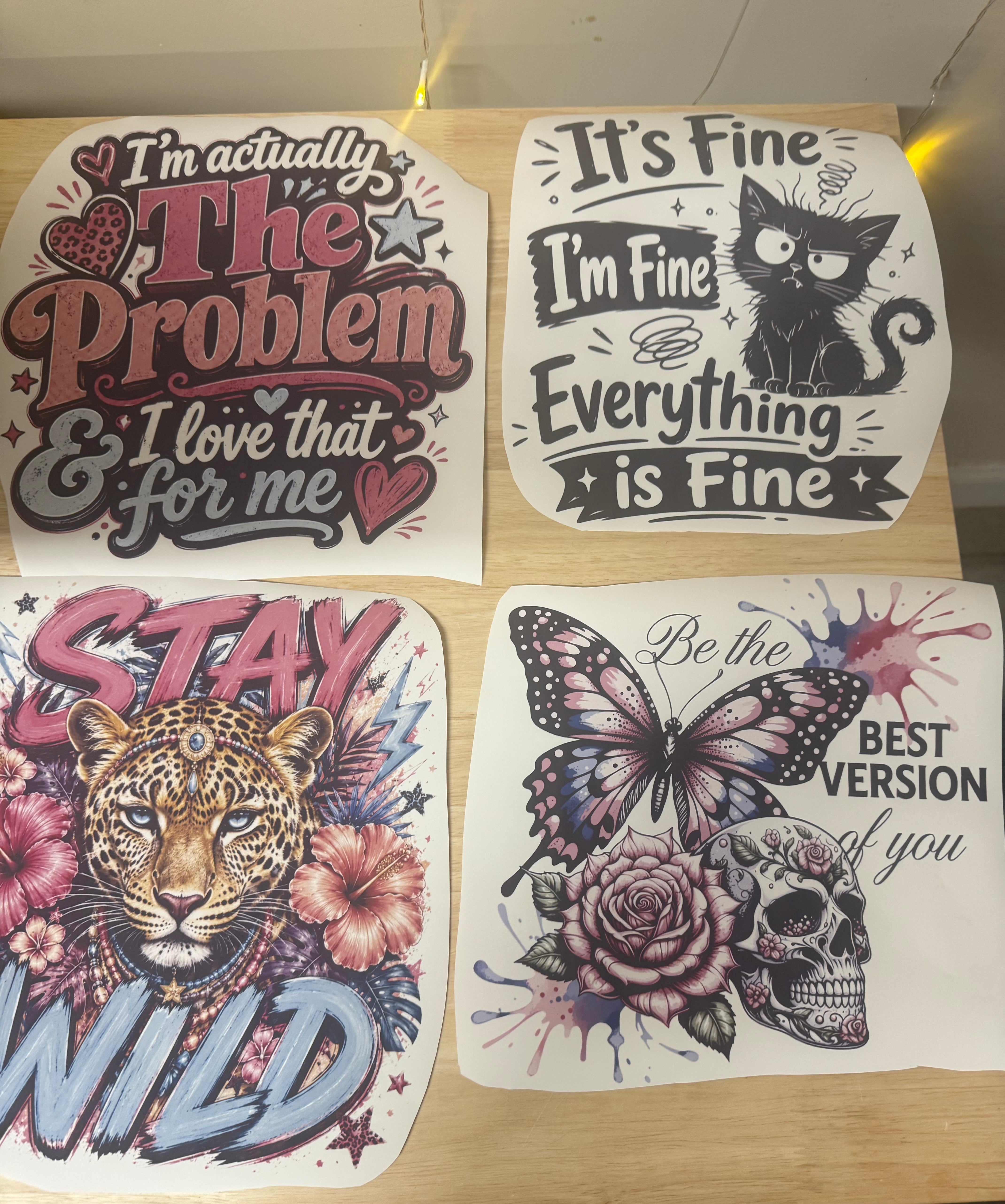 Sublimation Designs (Vintage Style prints)