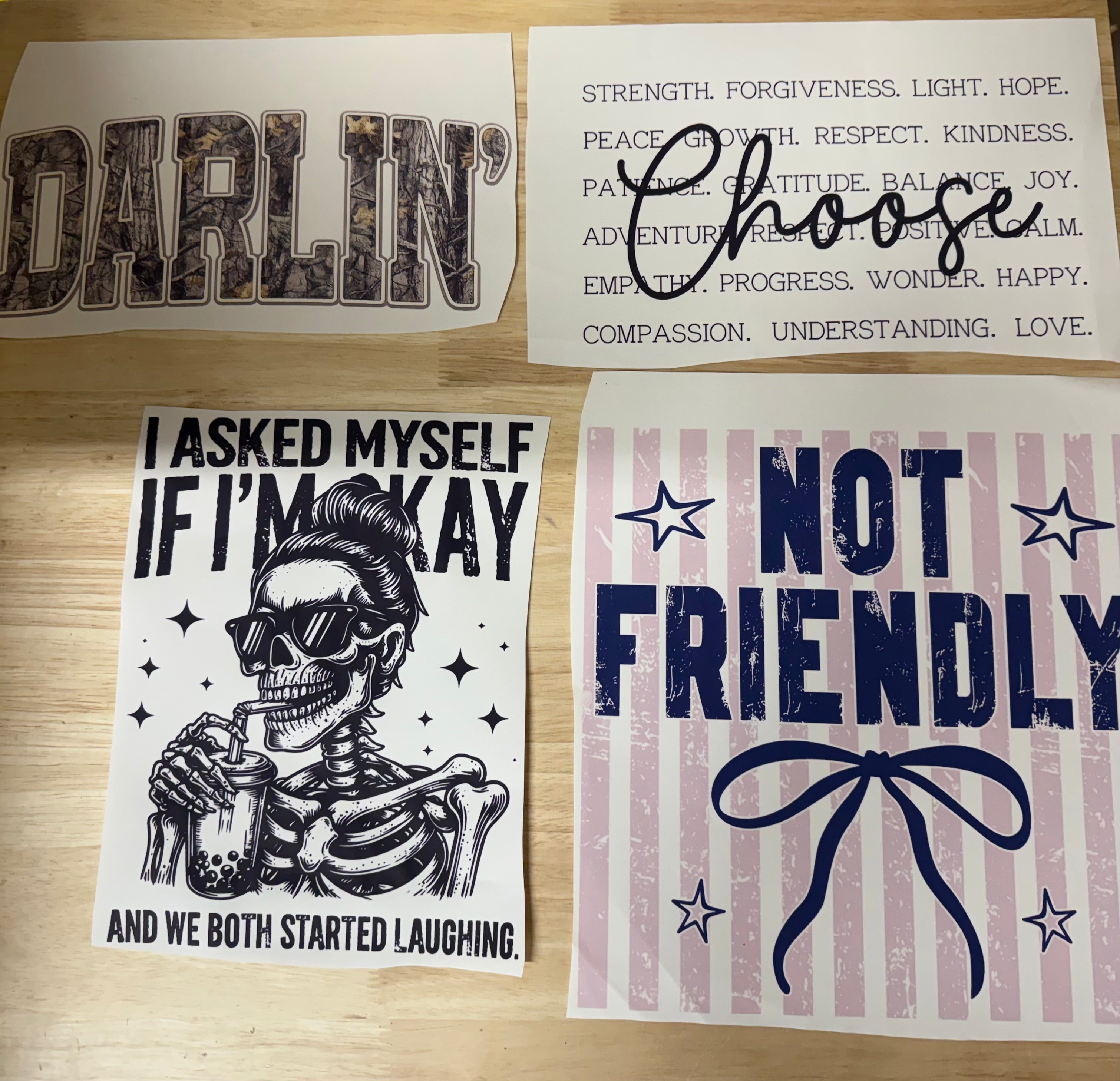 Sublimation Designs (Vintage Style prints)