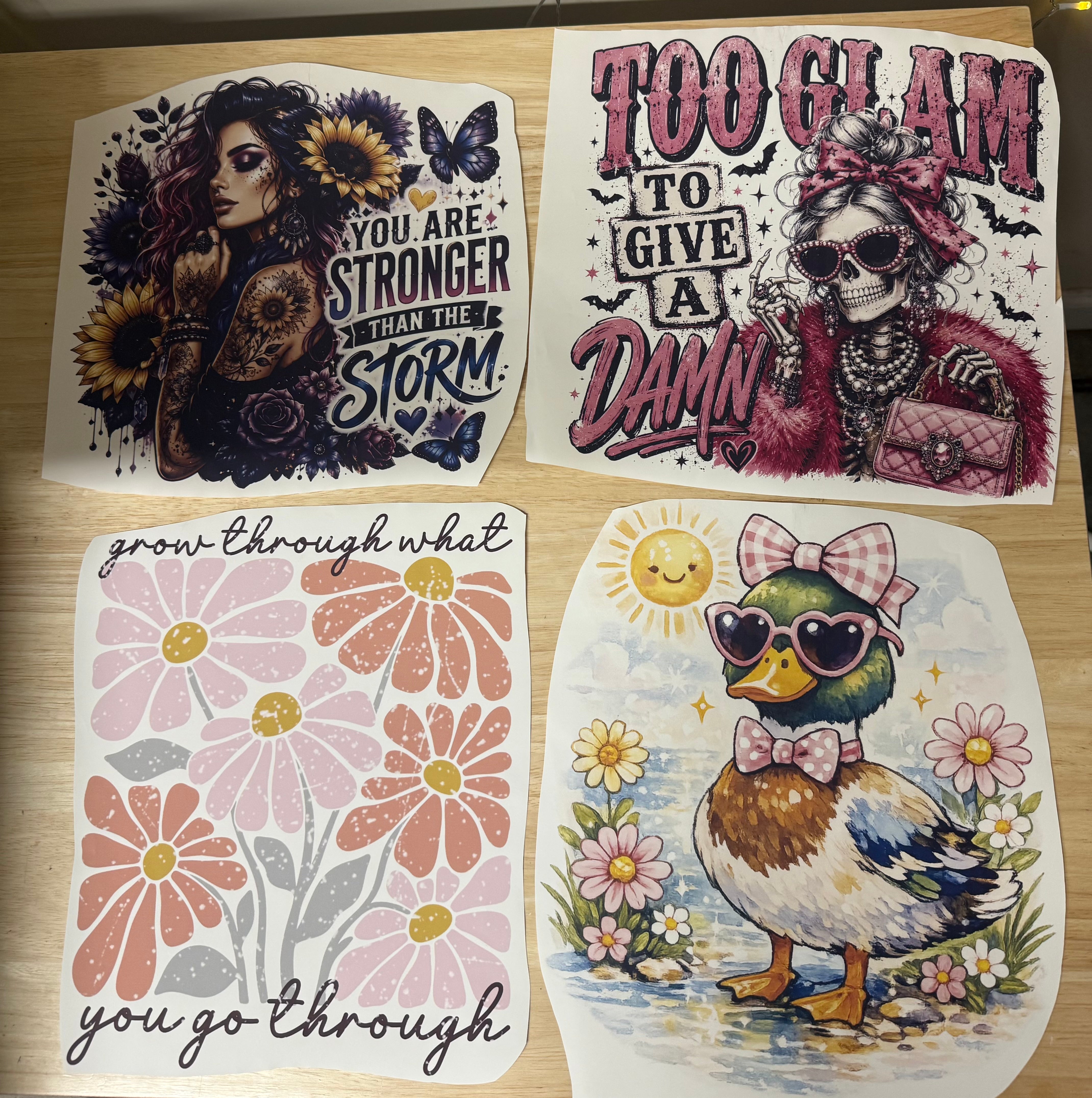 Sublimation Designs (Vintage Style prints)