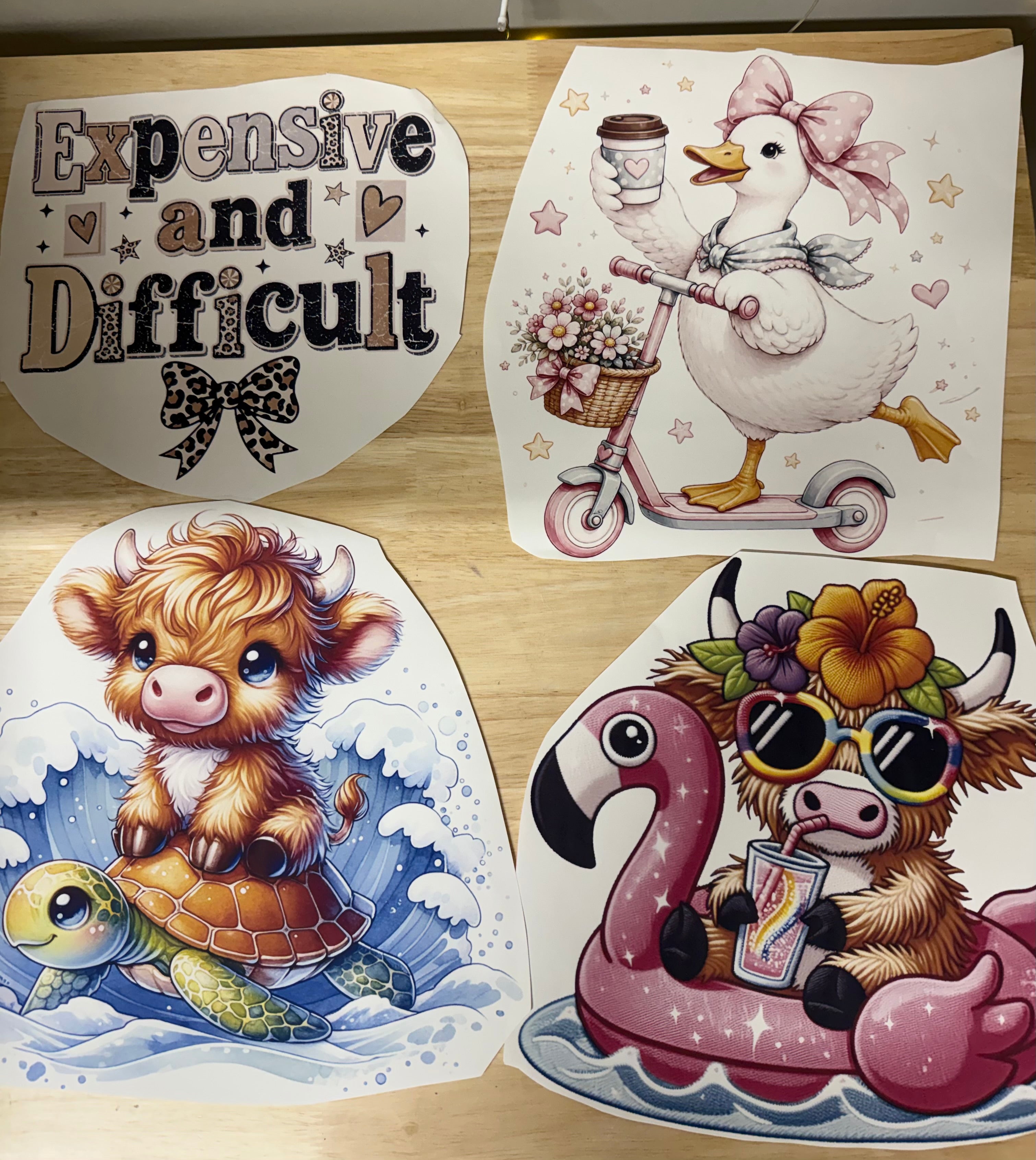 Sublimation Designs (Vintage Style prints)