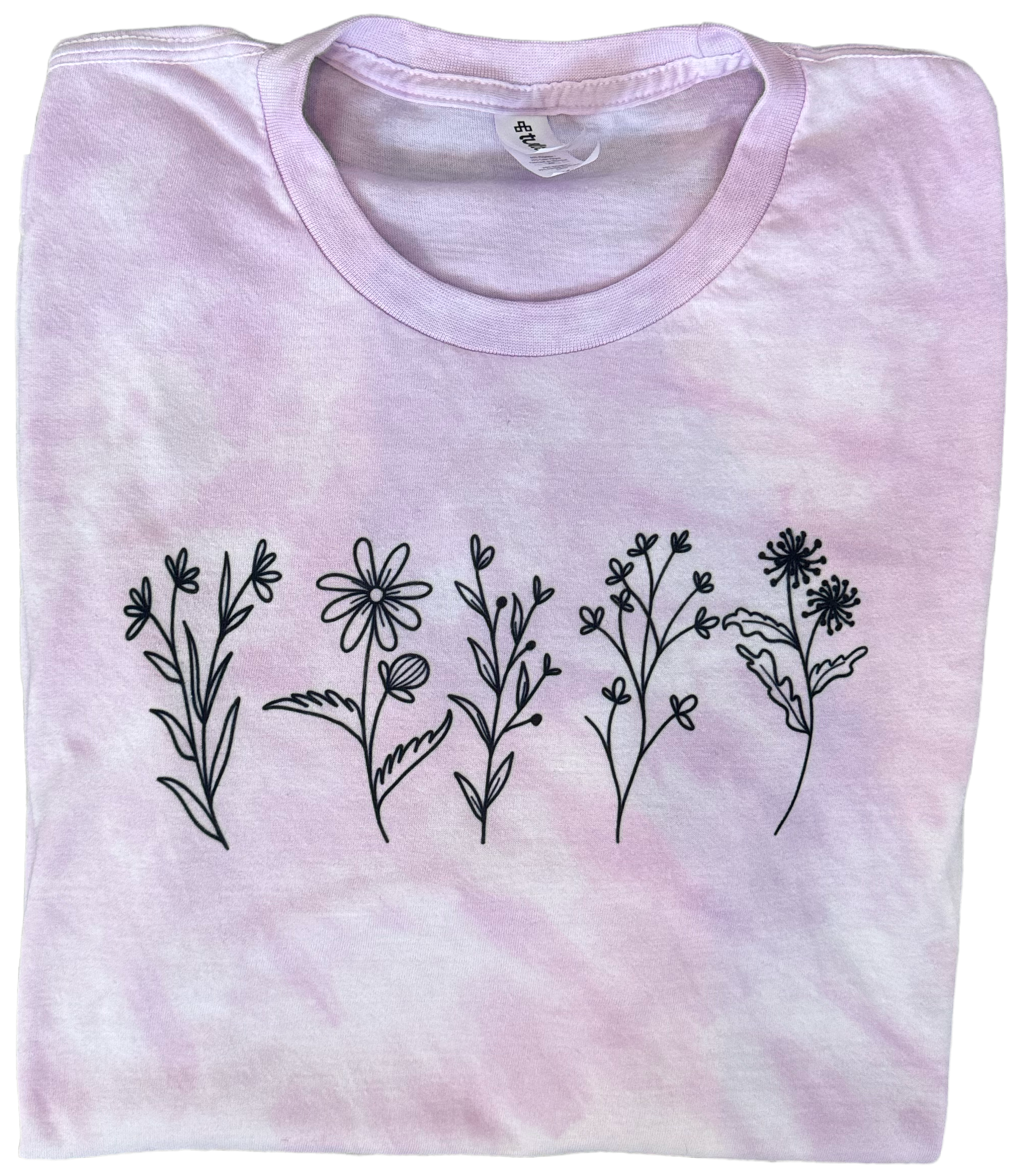 Flower Power Tie Dye T Shirt