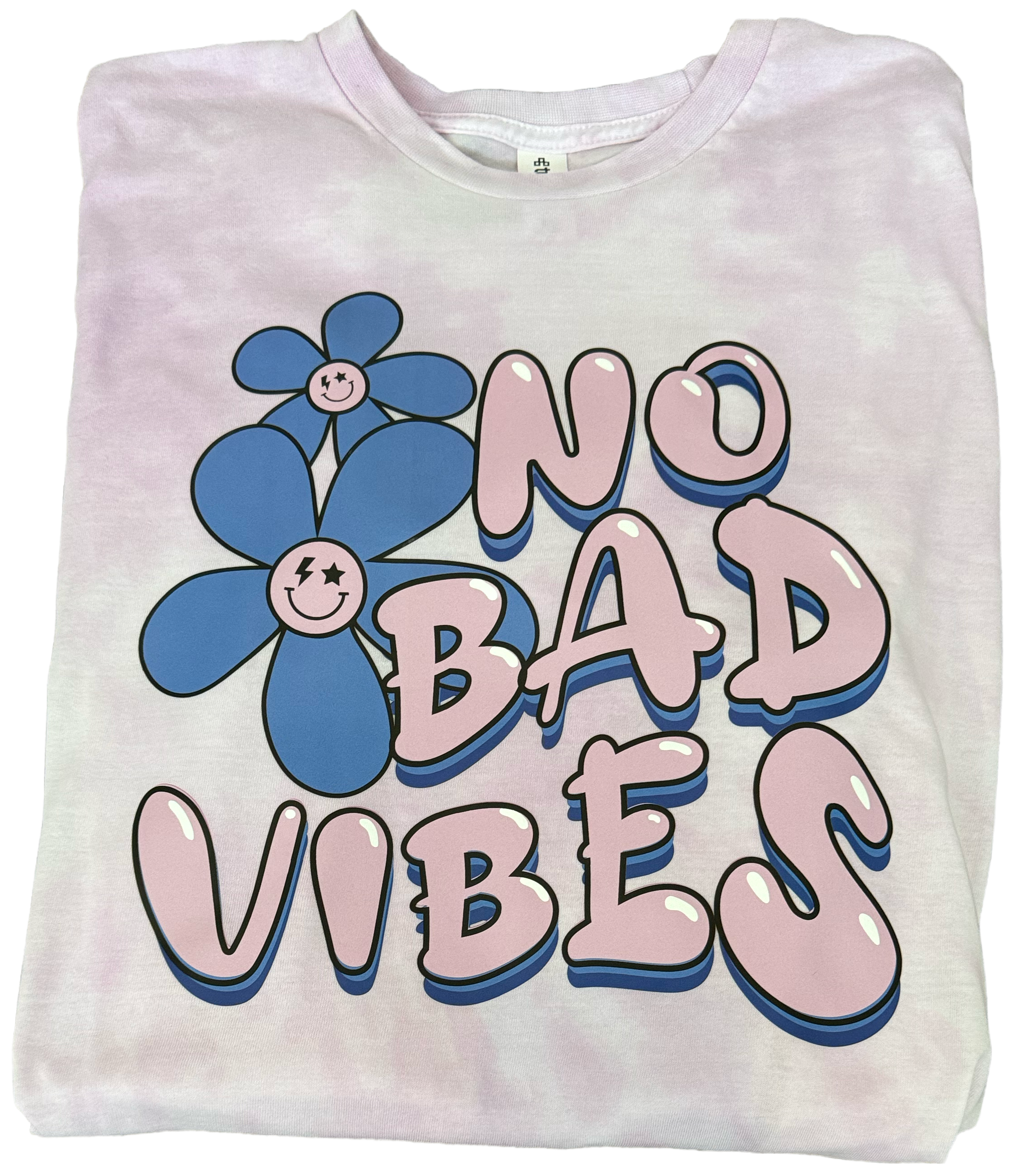 No Bad Vibes Tie Dye T Shirt