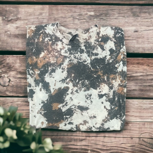 Cowhide Bleached T Shirt