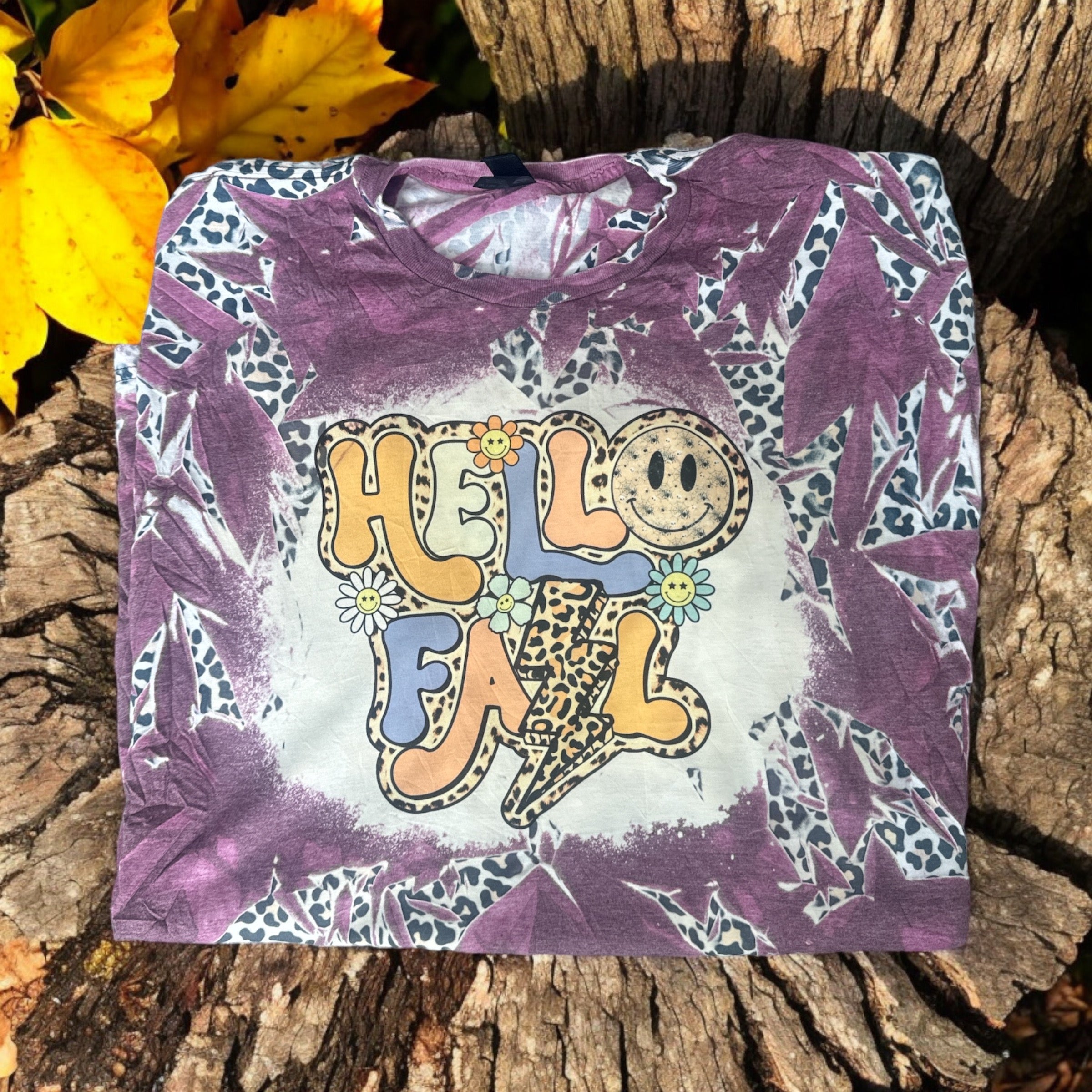 Hello Fall Shatter T Shirt