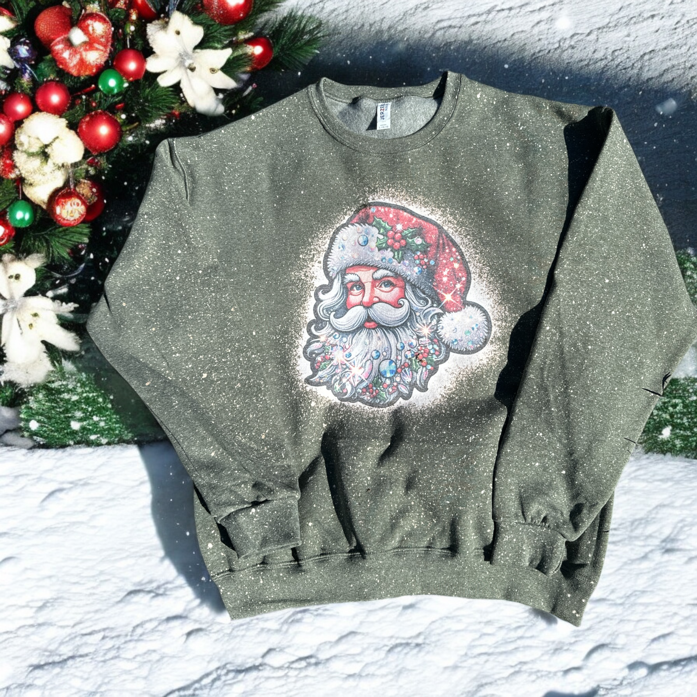 Santa Jewel Sweatshirt