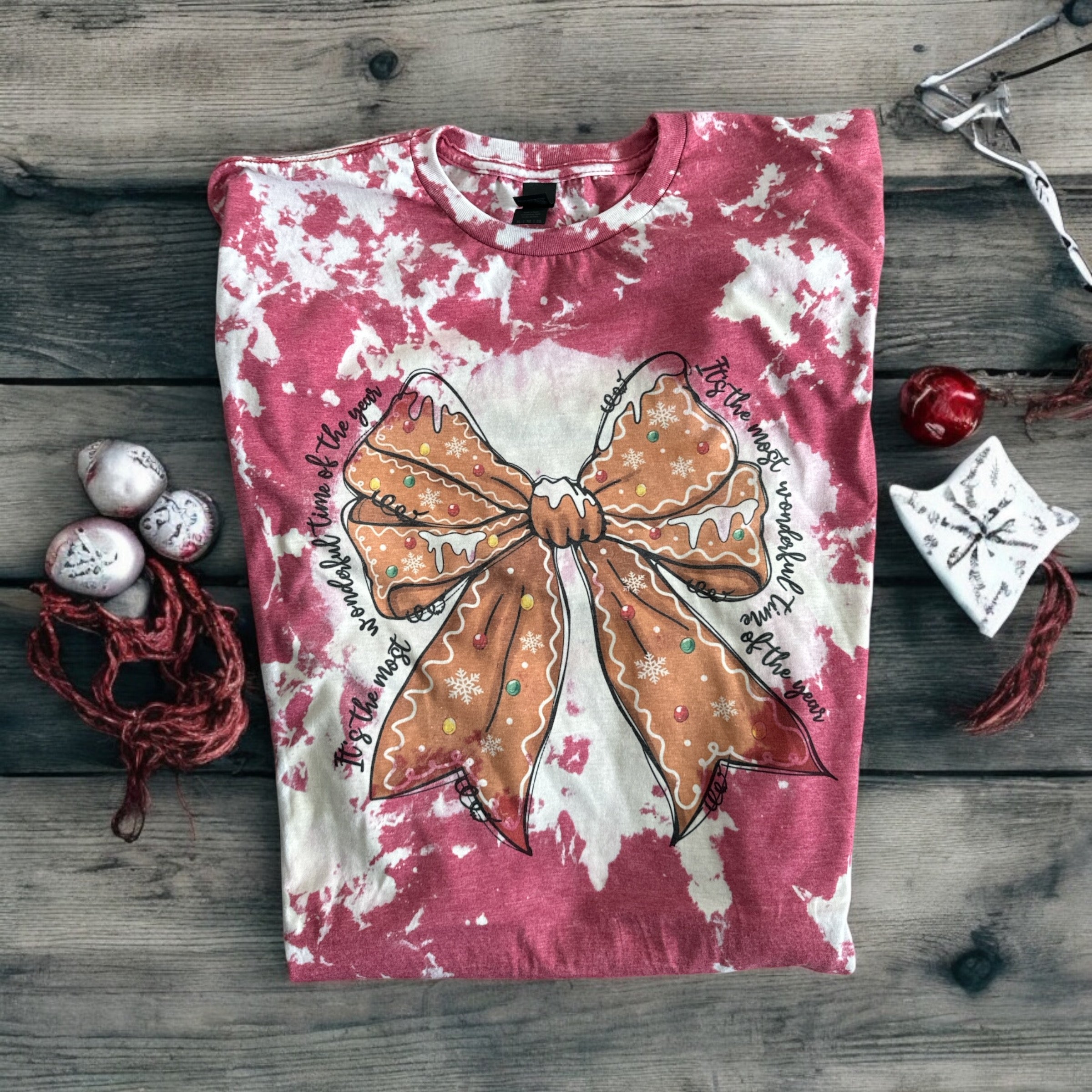Gingerbread Bow T Shirt/Sweatshirt