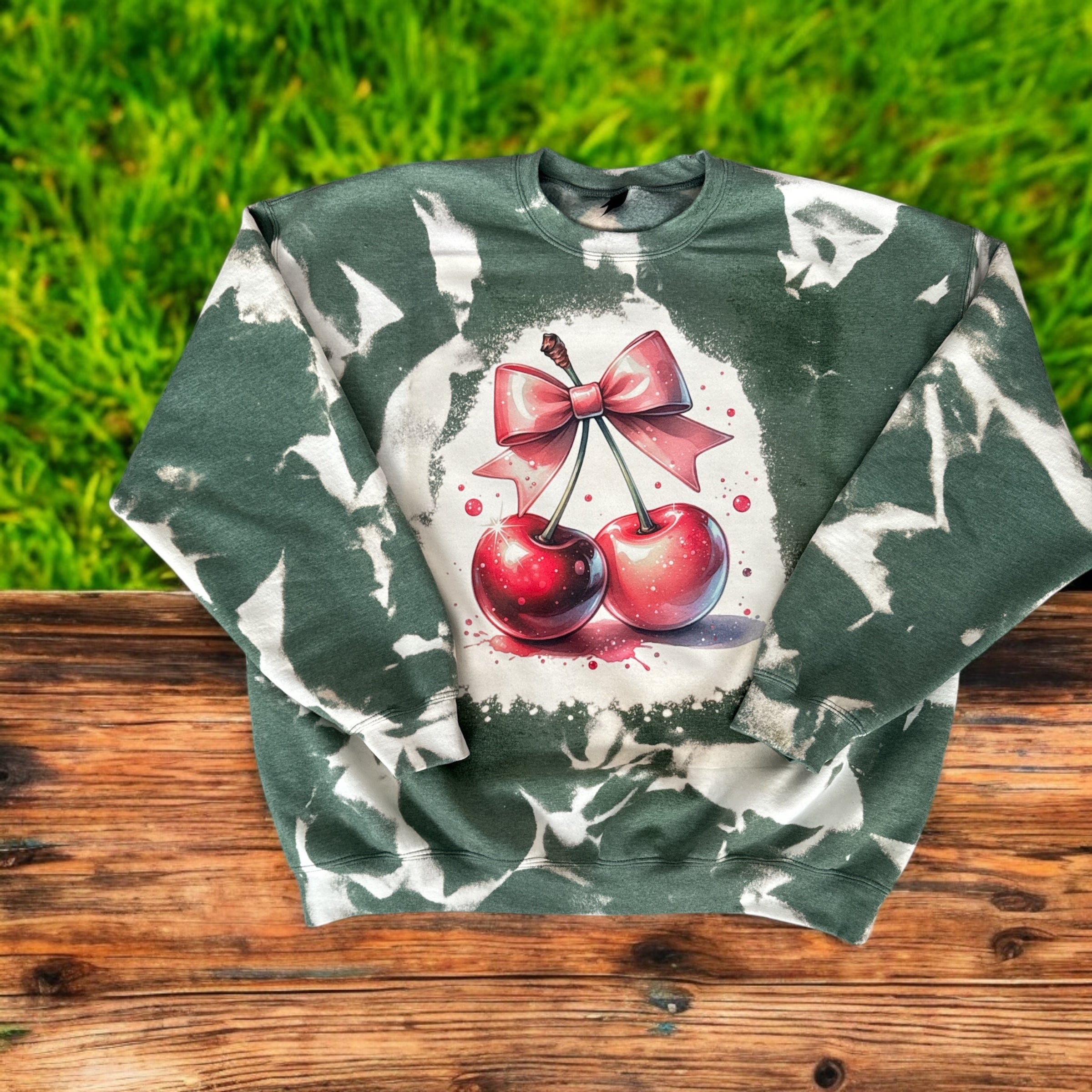 Cherry Bow Sweatshirt