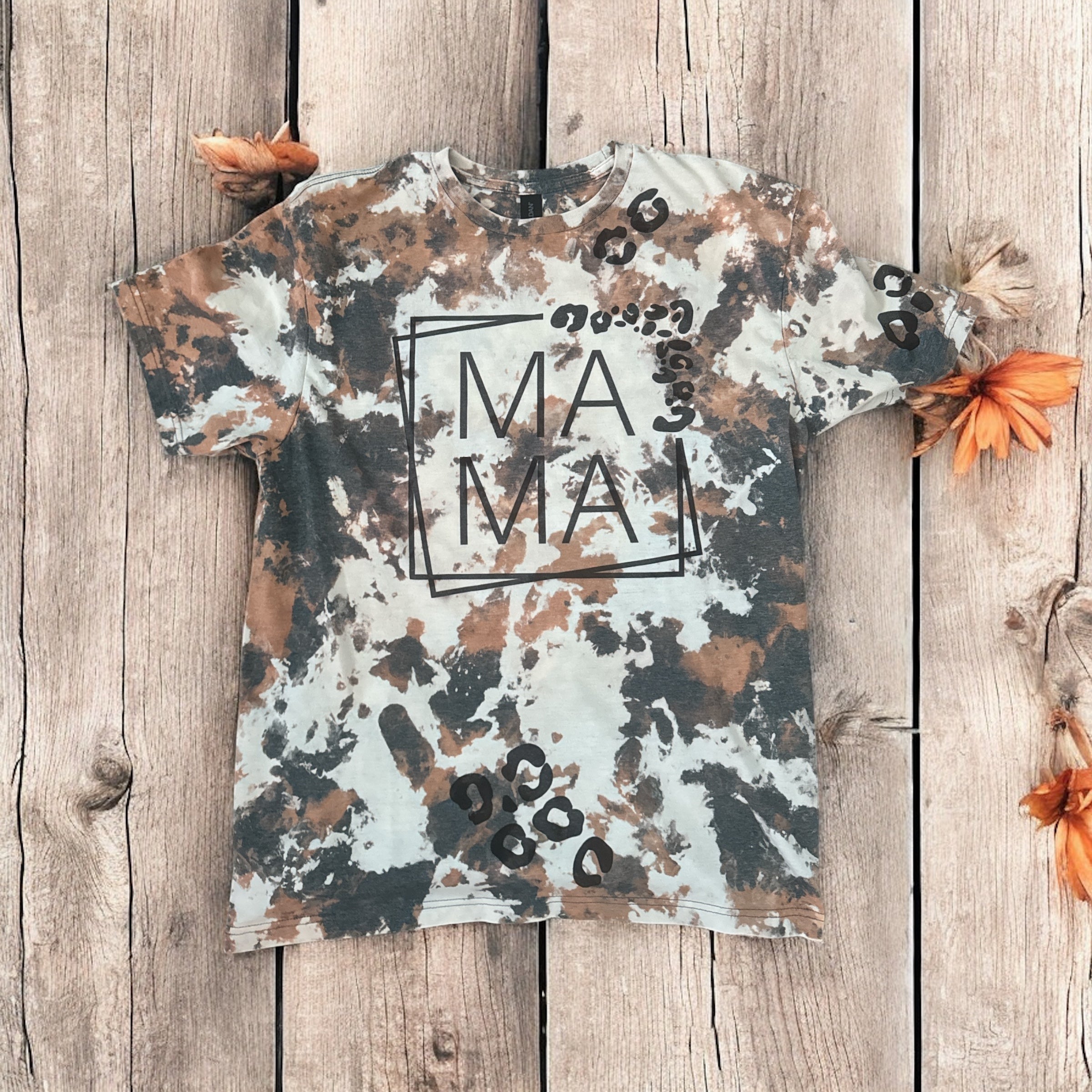 Mama Leopard Print Tee