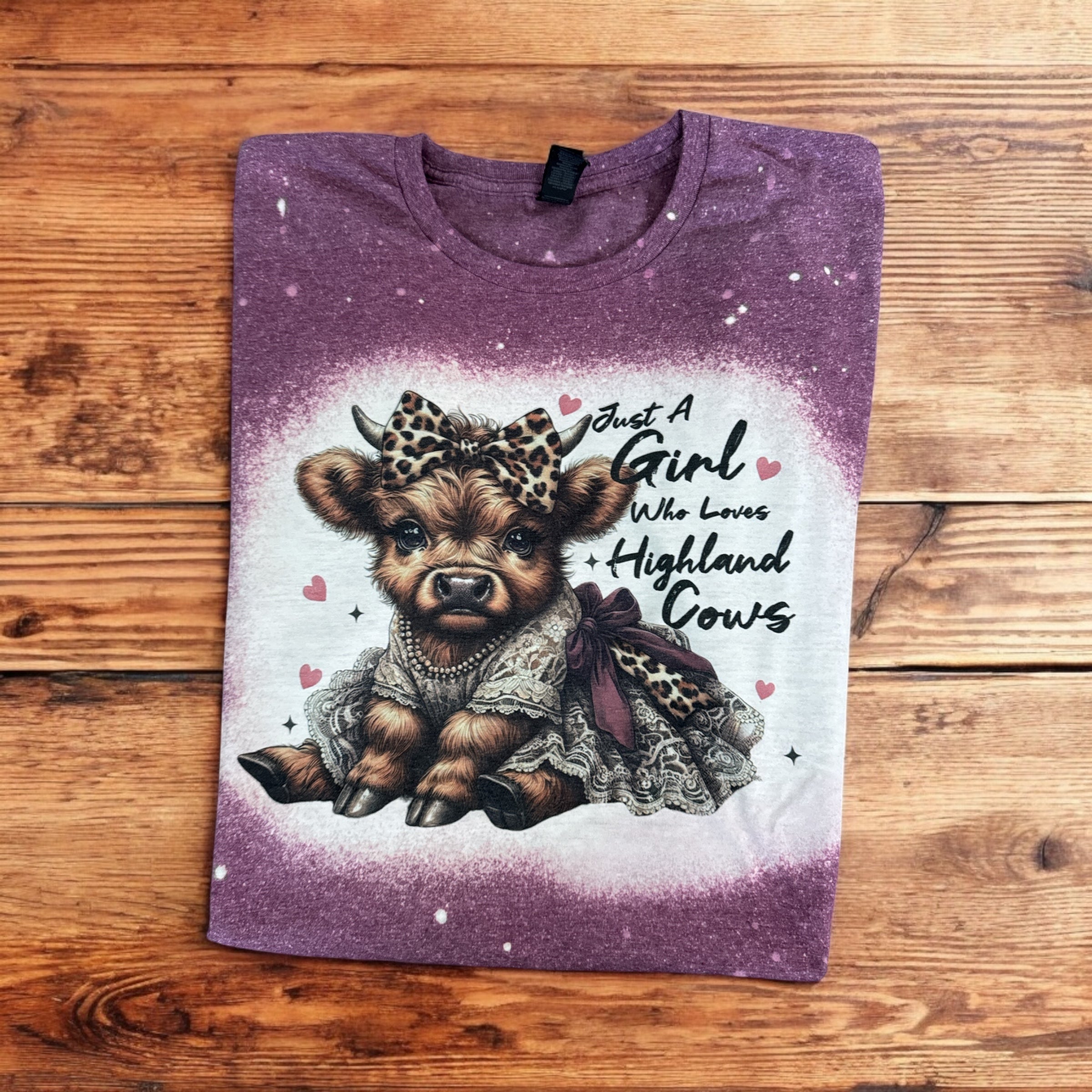 Just a Girl Who Loves Highland Cows T Shirt