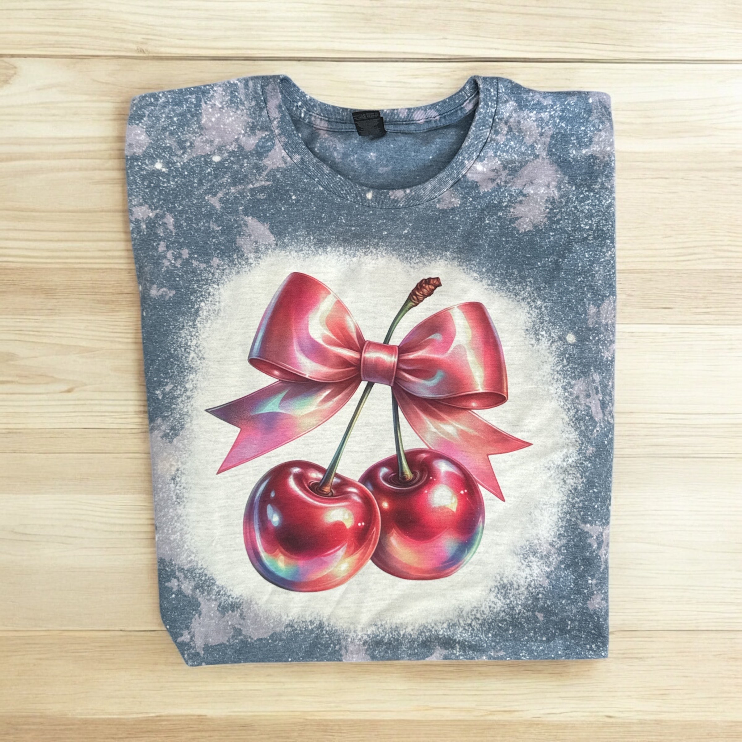 Iridescent Cherry Galaxy T Shirt