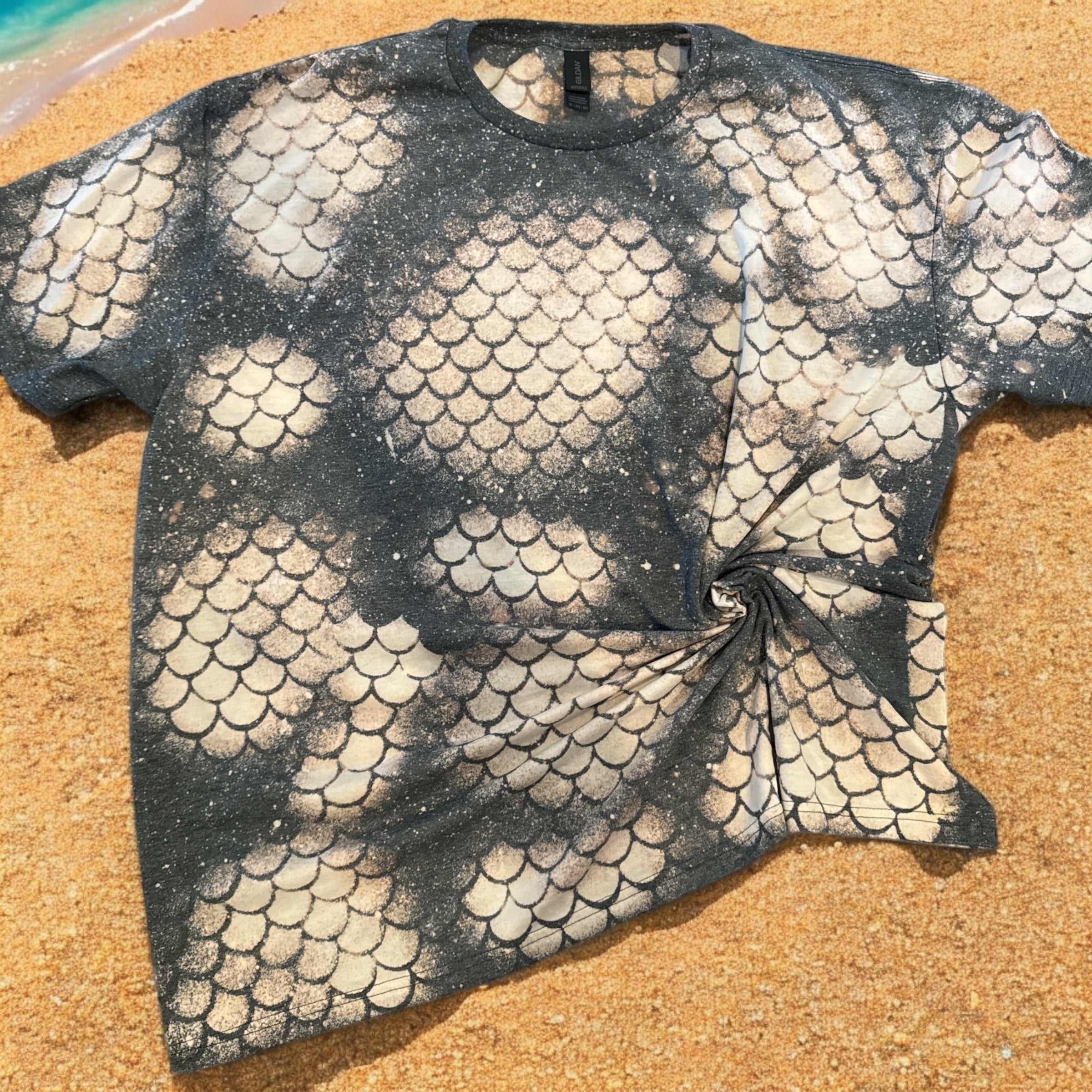 Mermaid Stencil T Shirt