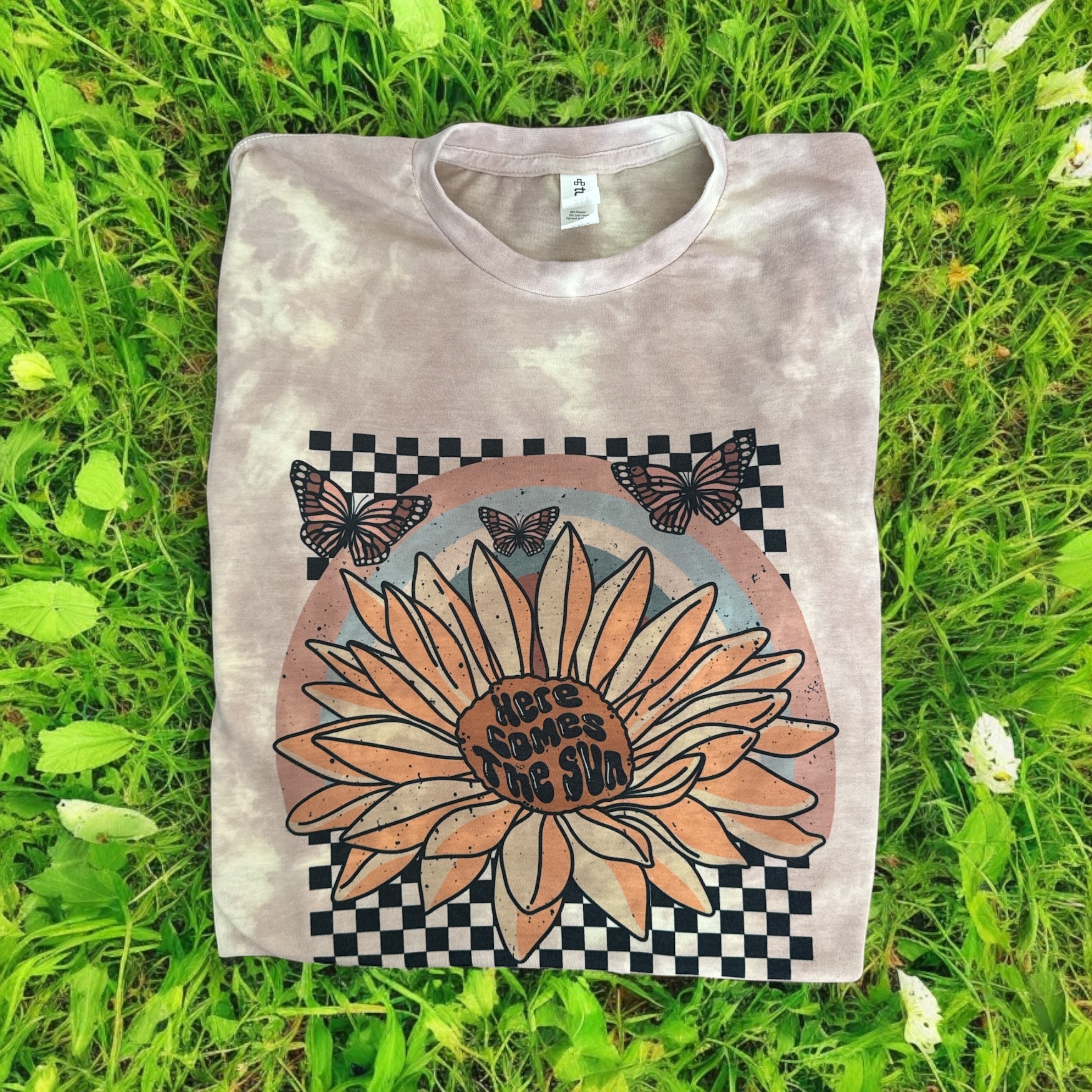 Here Comes the Sun Tie Dye T Shirt