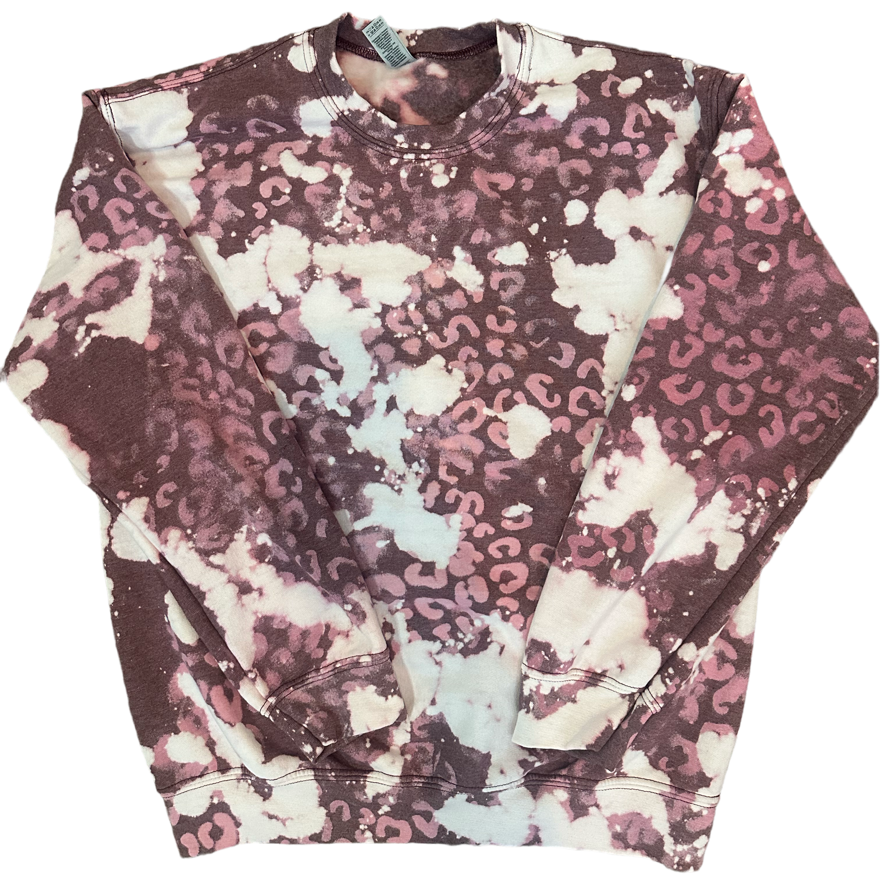 Leopard Print Stencil Sweatshirt