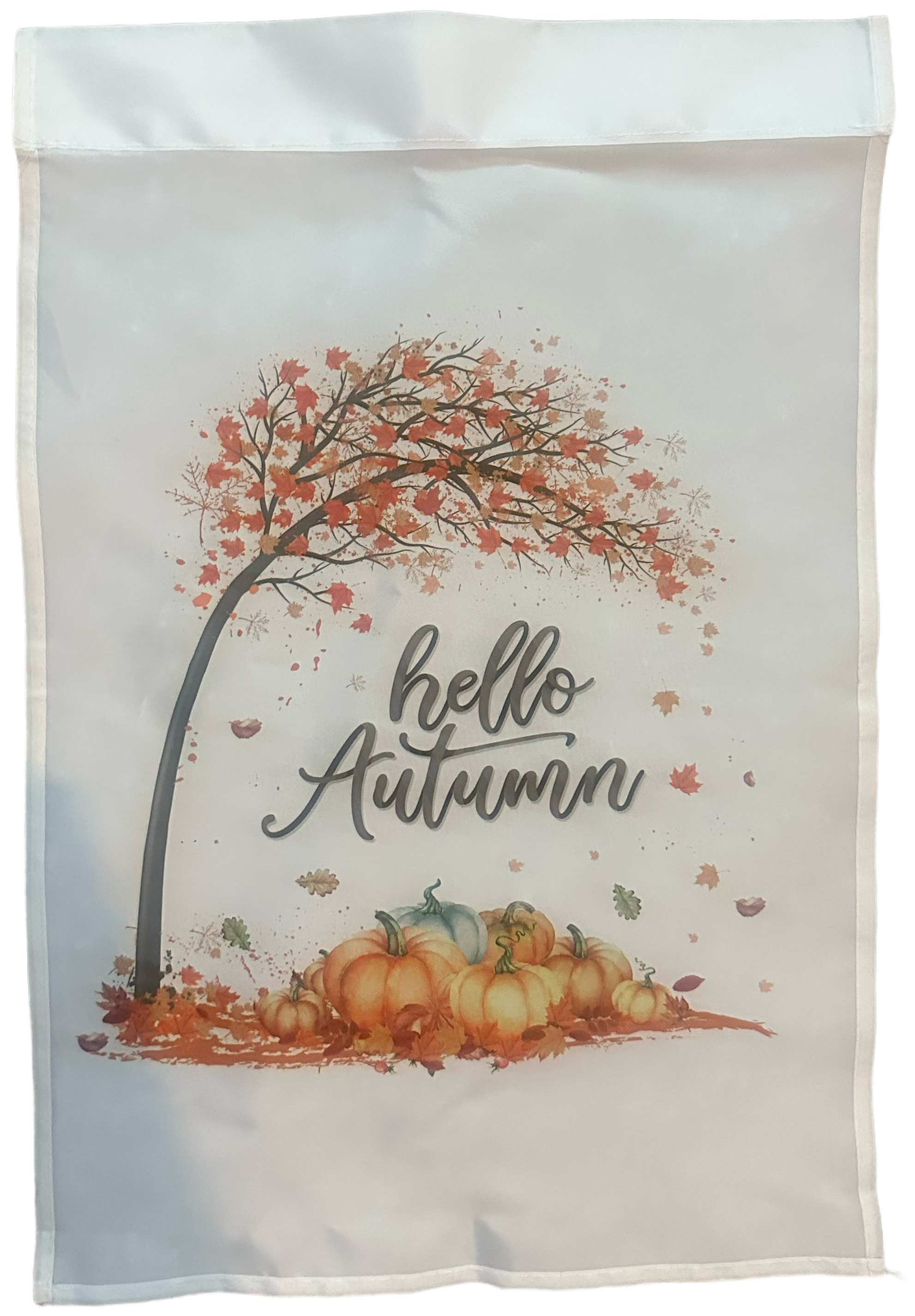 Hello Autumn Flag