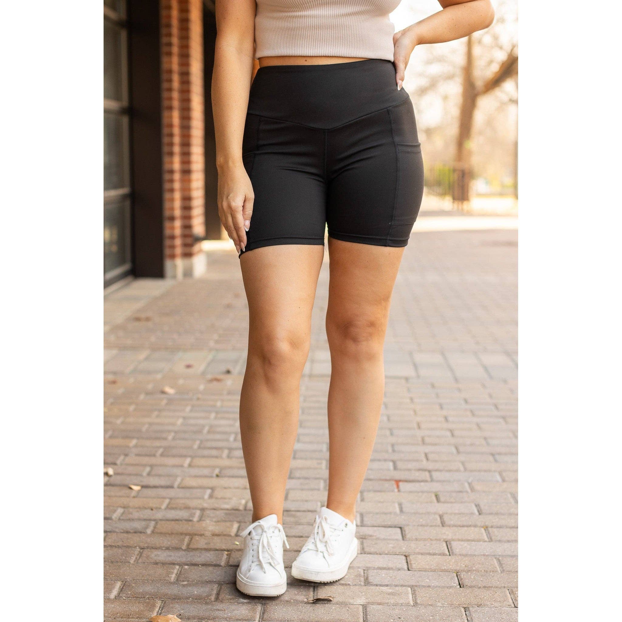 The Callie - Tummy Control Biker 5" - Round 2 - Luxe Legging