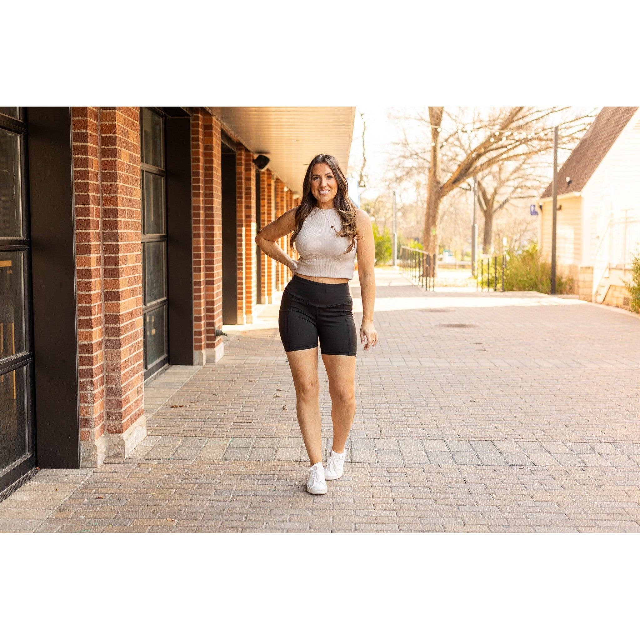 The Callie - Tummy Control Biker 5" - Round 2 - Luxe Legging
