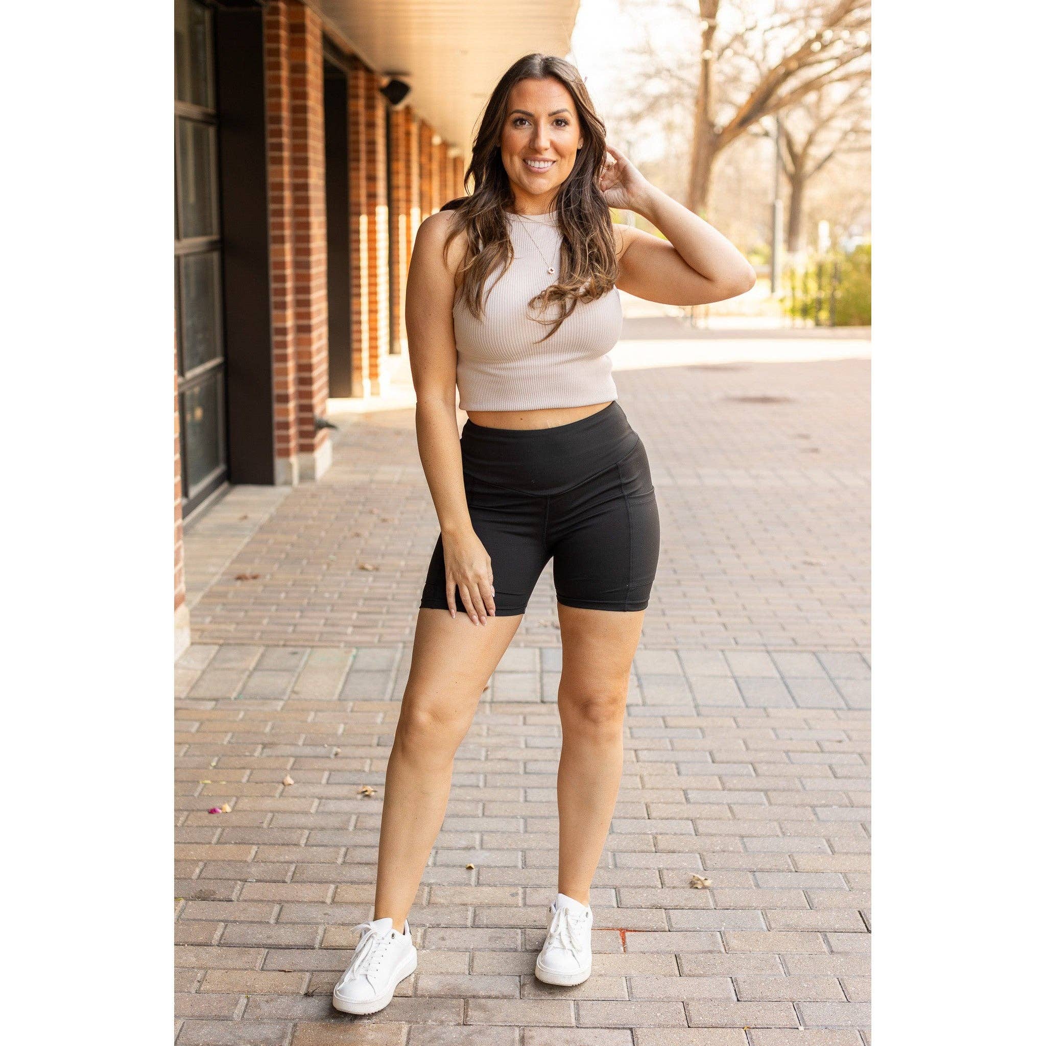 The Callie - Tummy Control Biker 5" - Round 2 - Luxe Legging