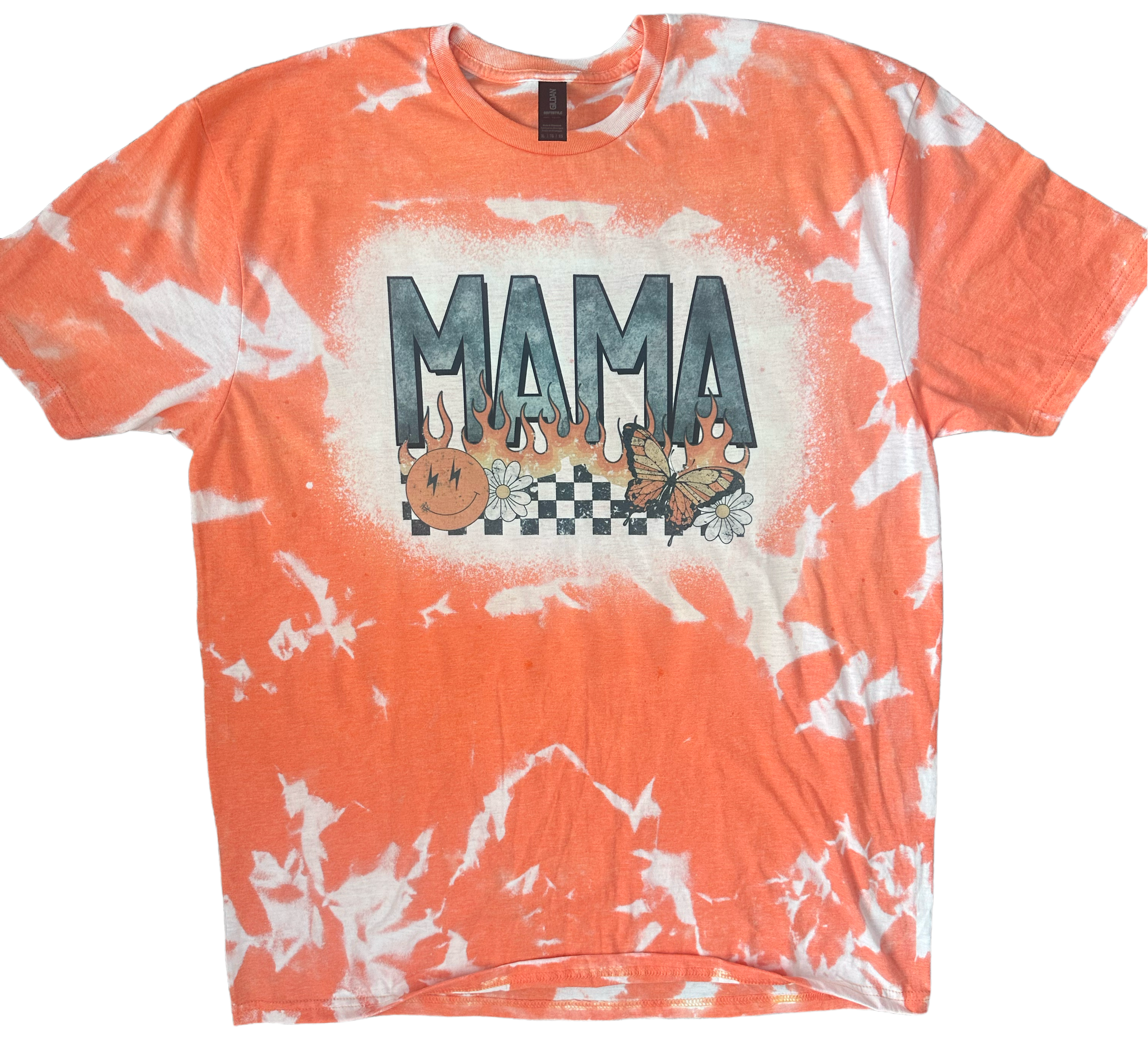 Mama Fire Checker Tee