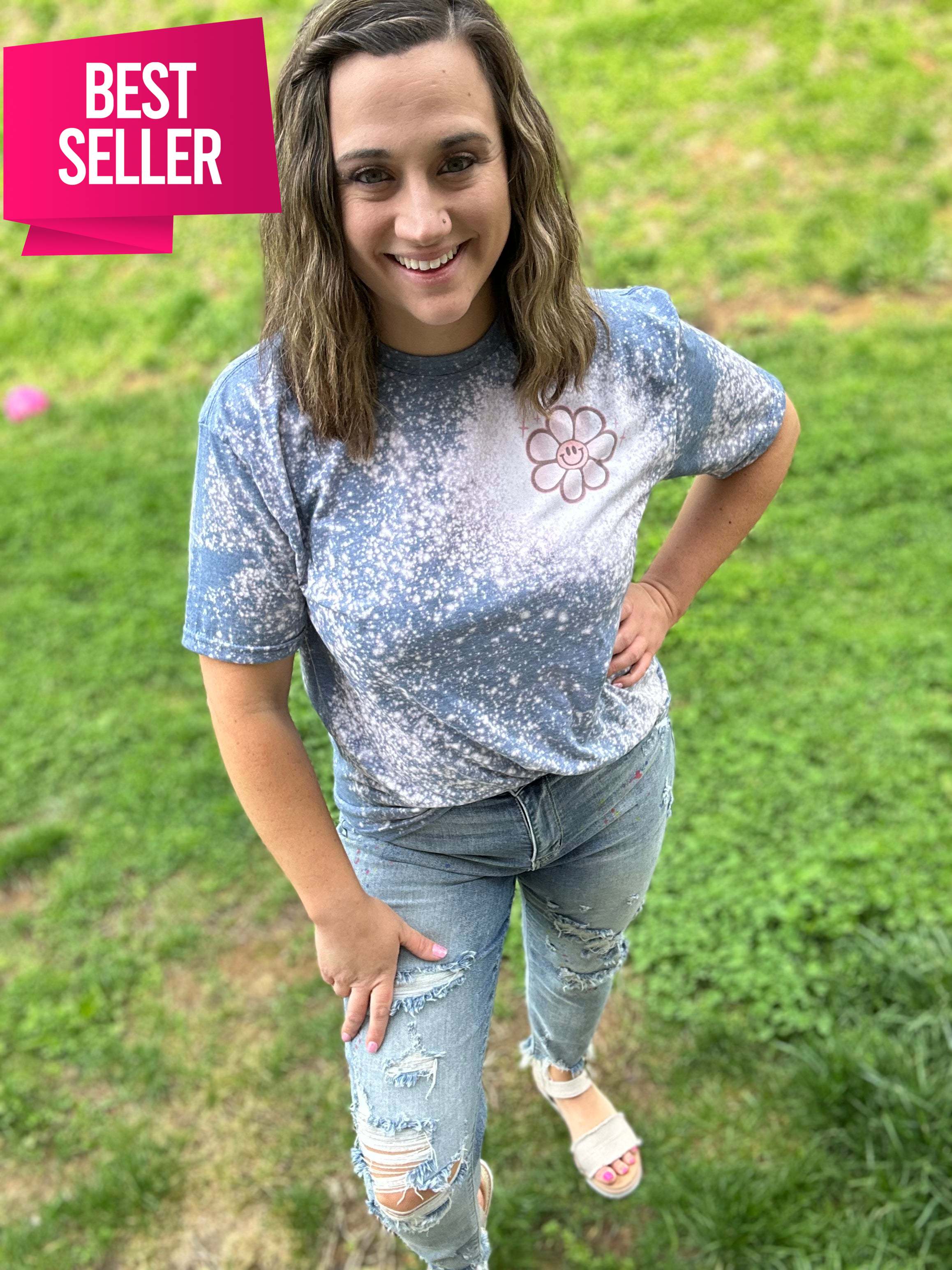 Smile Daisy Tee