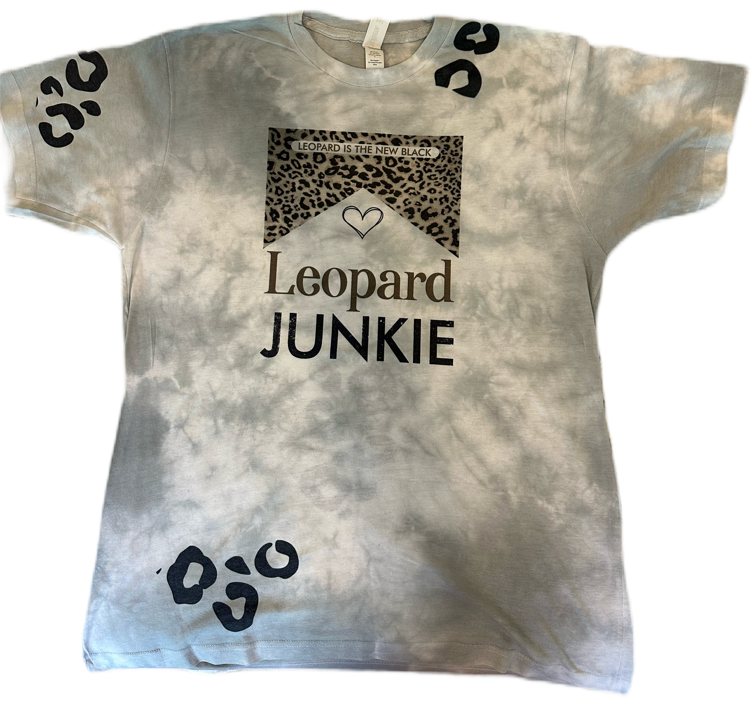 Leopard Junkie Tie Dye Tee