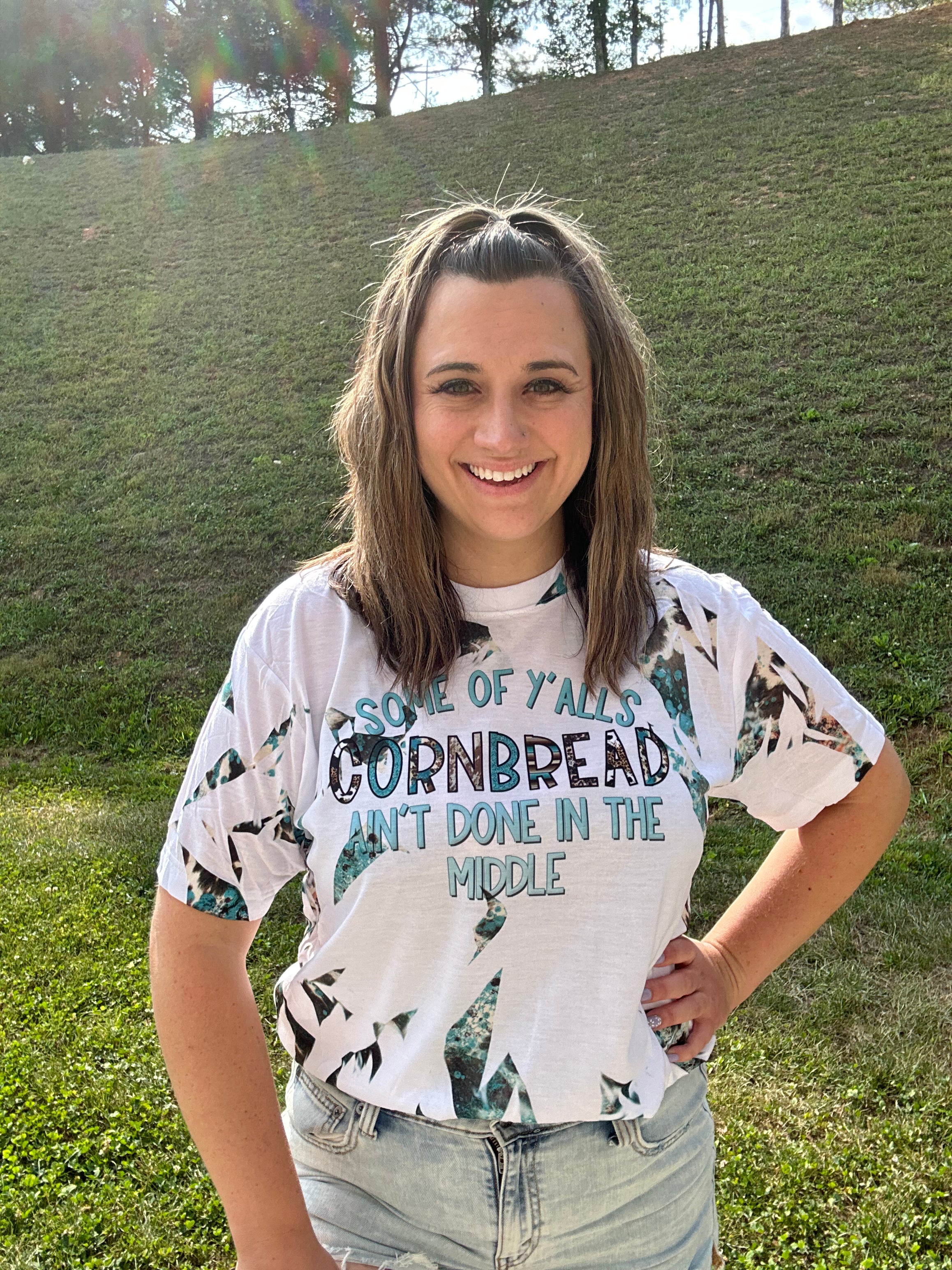 Some Of ya'lls Cornbread Shatter Tee