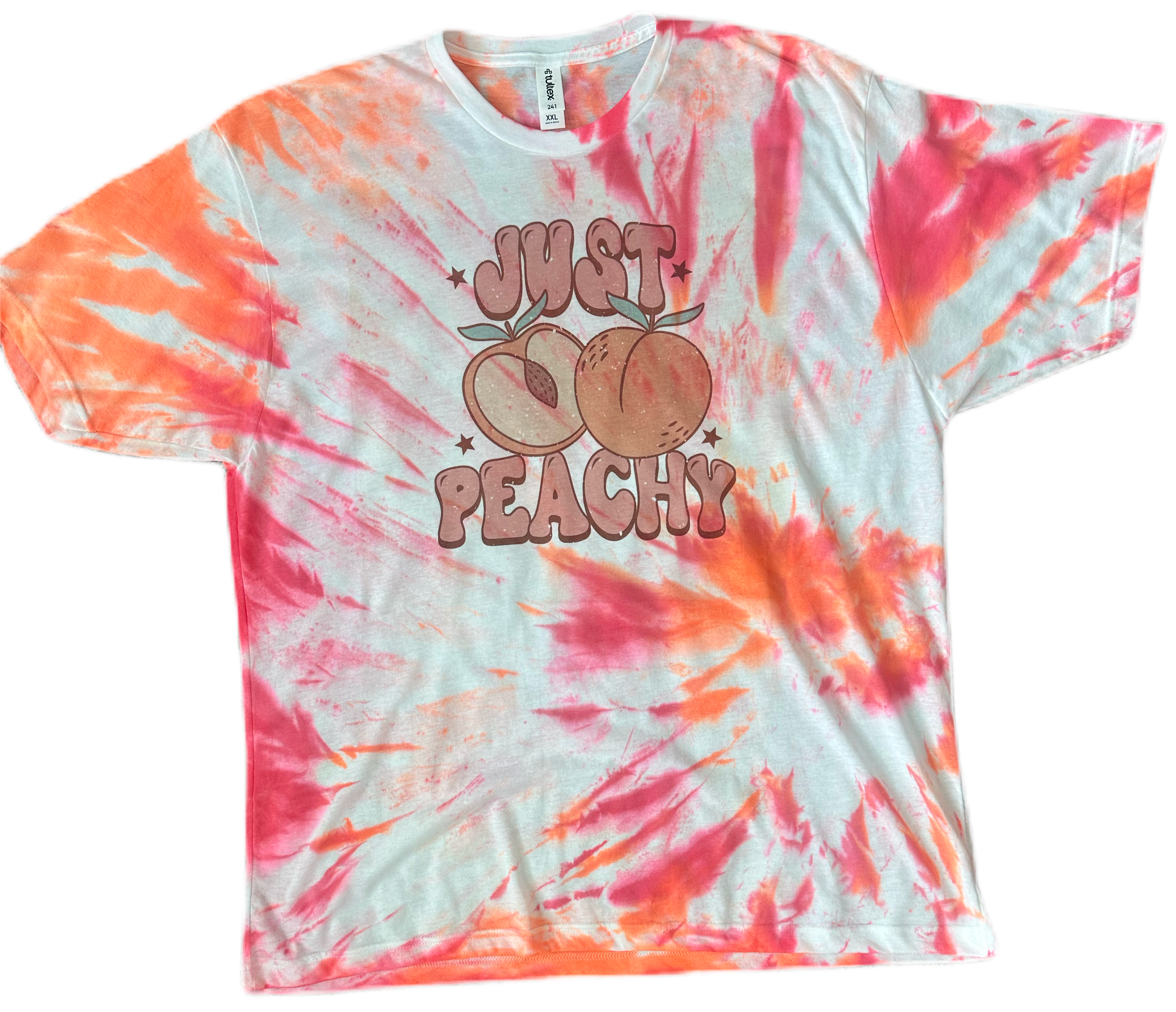 Just Peachy Tie Dye Tee