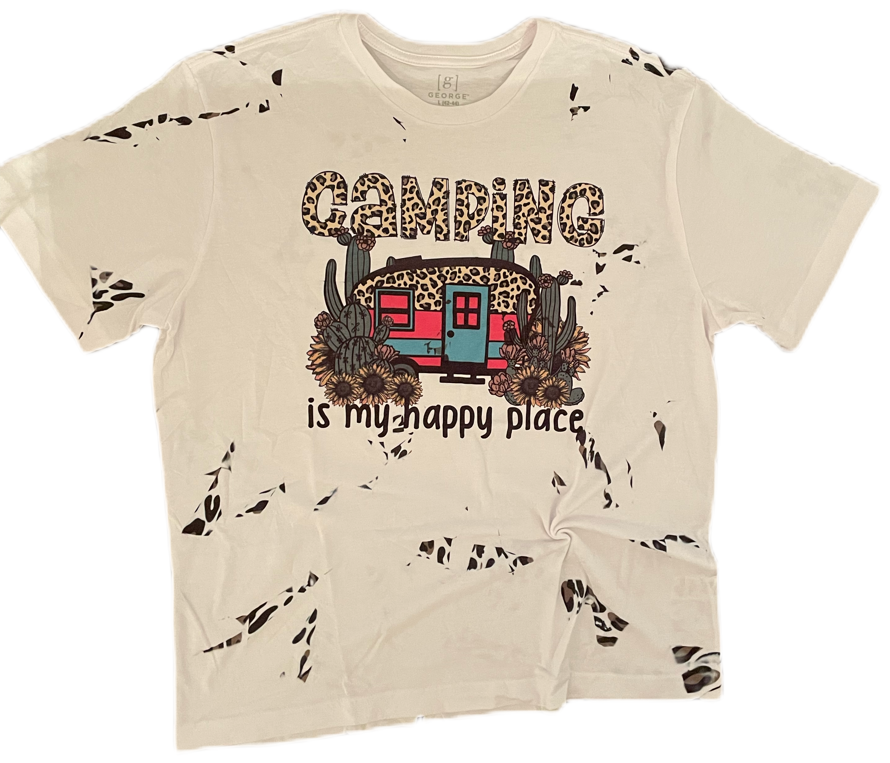 Camping is My Happy Place Tee