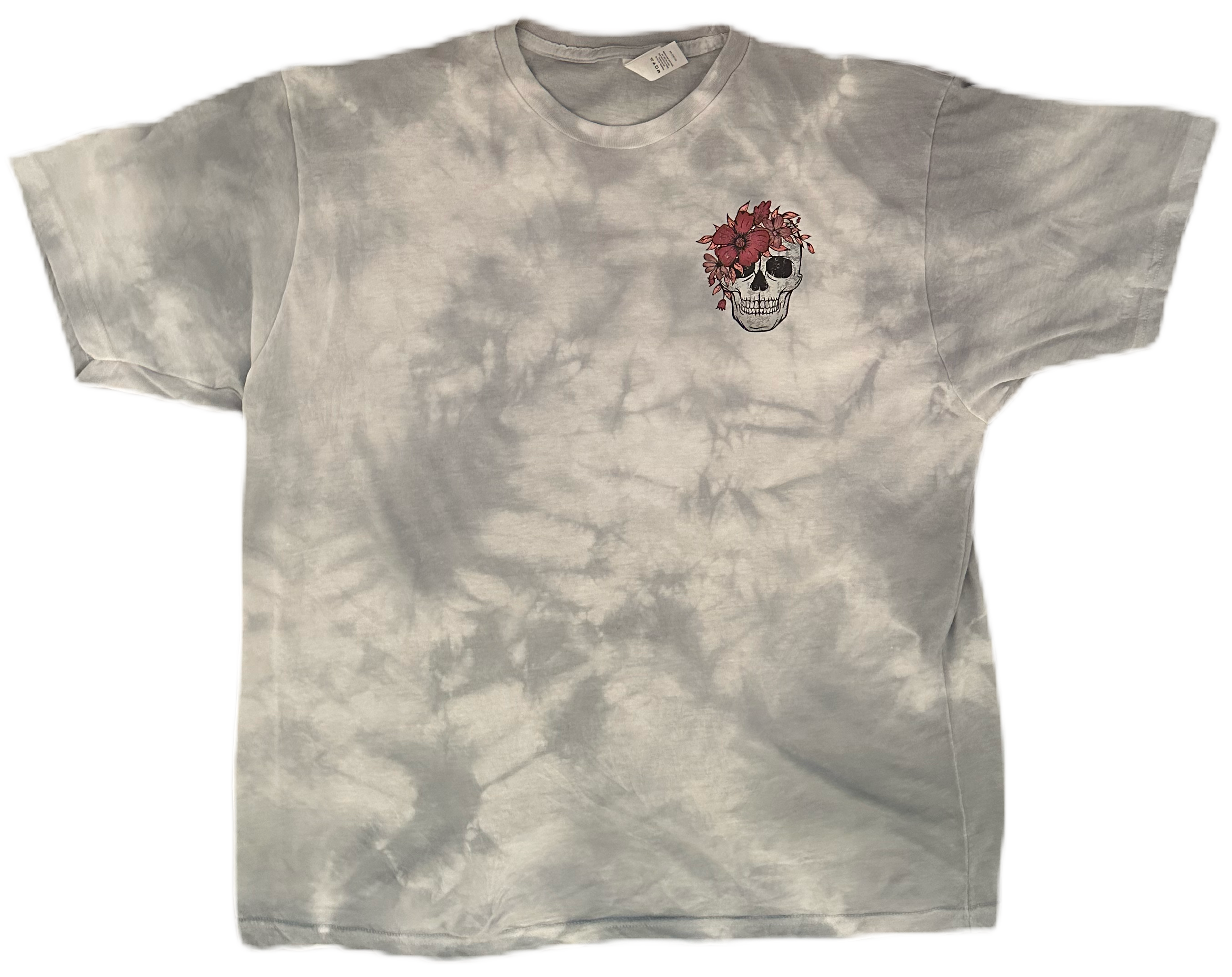 One Day At a Time Skull Tie Dye Tee