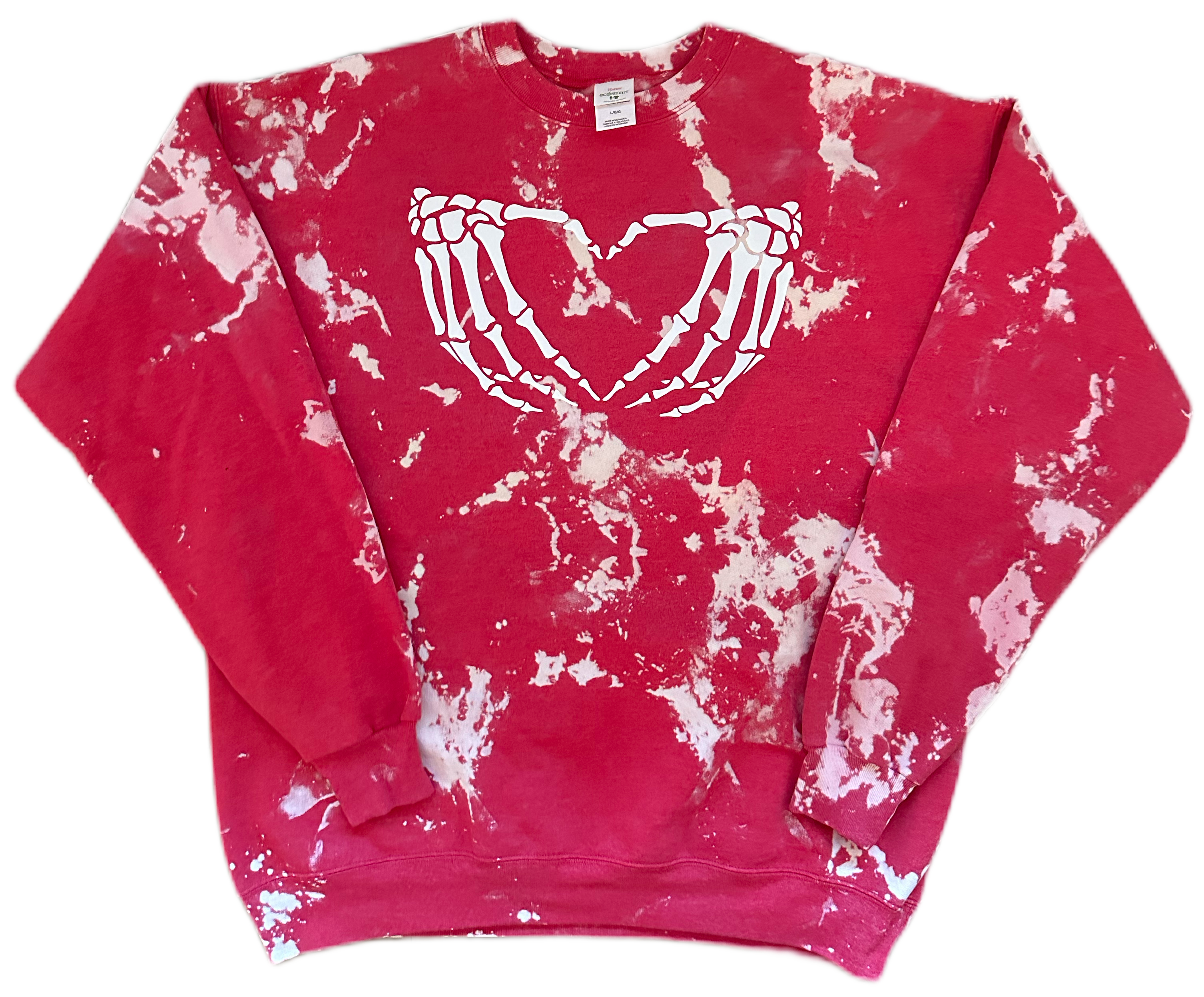 Skeleton Heart Hands Sweatshirt