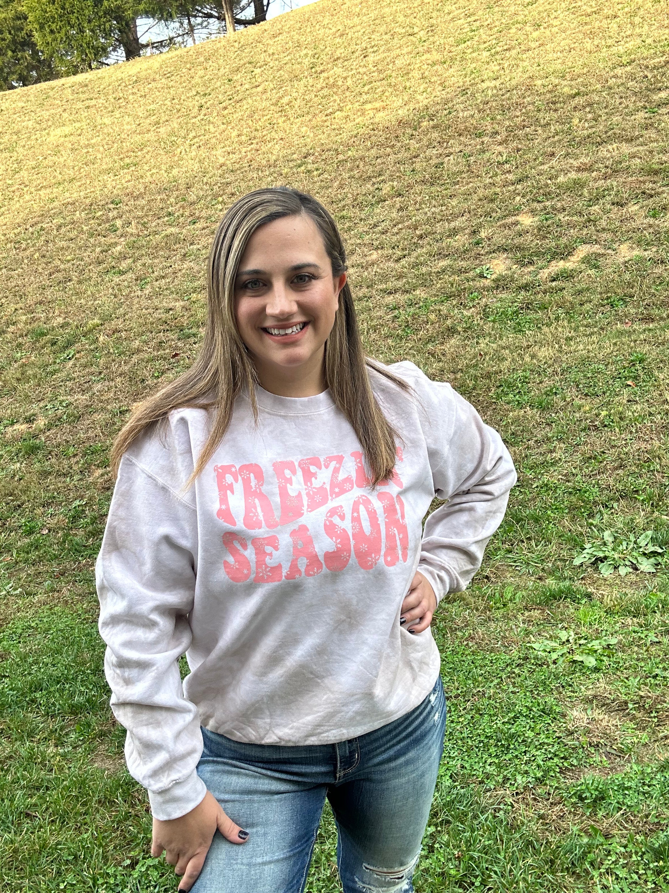 Freezin Season Tie Dye Sweatshirt